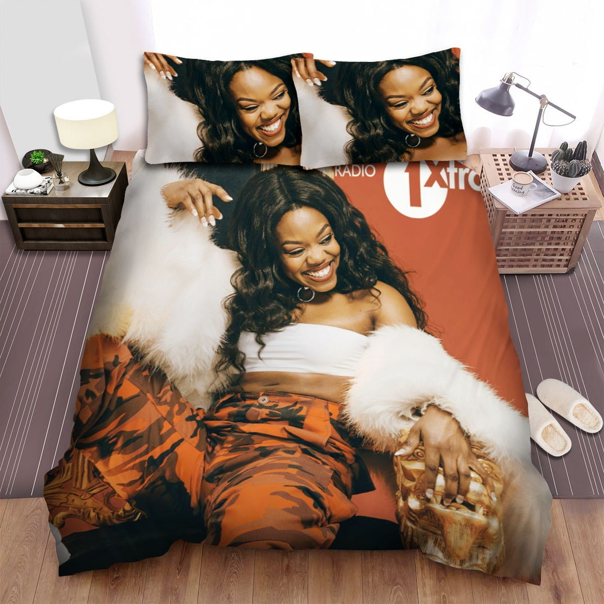 Lady Leshurr Orange Bedding Sets Duvet Cover, Flatsheet, Pillowcases For Every Bedroom