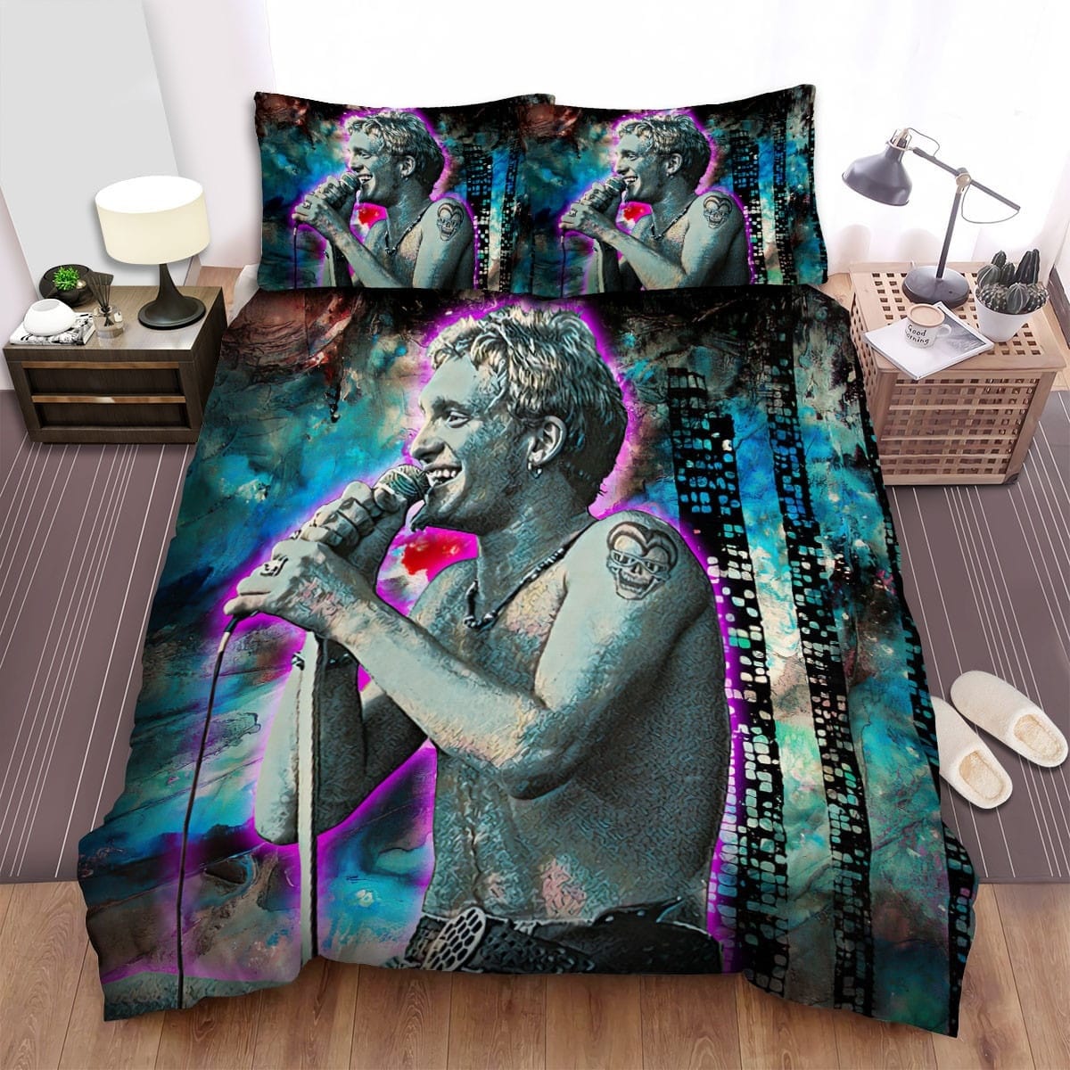 Layne Staley Textures Bedding Set, Gift For Christmas, Birthday, Thanksgiving