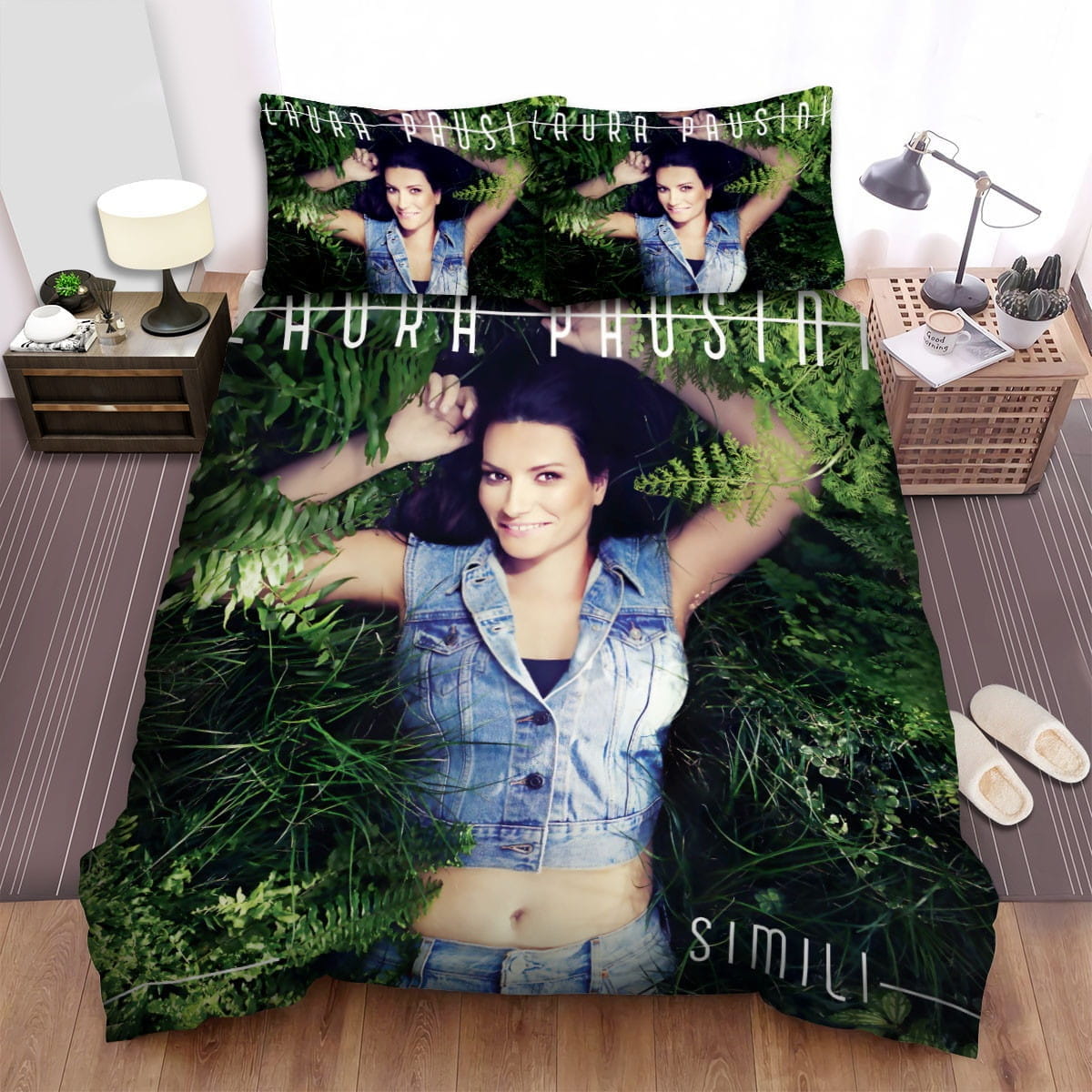 Laura Pausini Waist Bedding Sets, Flatsheet Gift For Wife, Husband, Besties