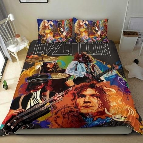 Led Zeppelin Band Bedding Sets Duvet Cover, Flatsheet, Pillowcases Perfect Gift For Fans