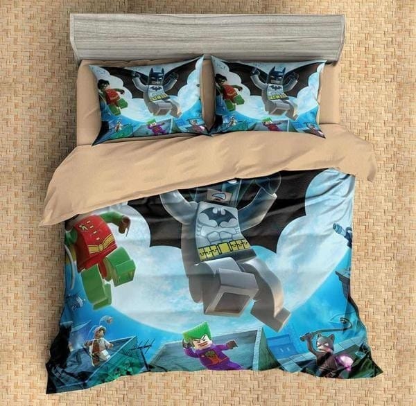 Lego Batman Bedding Sets Duvet Cover, Flatsheet, Pillowcase For Your Lover