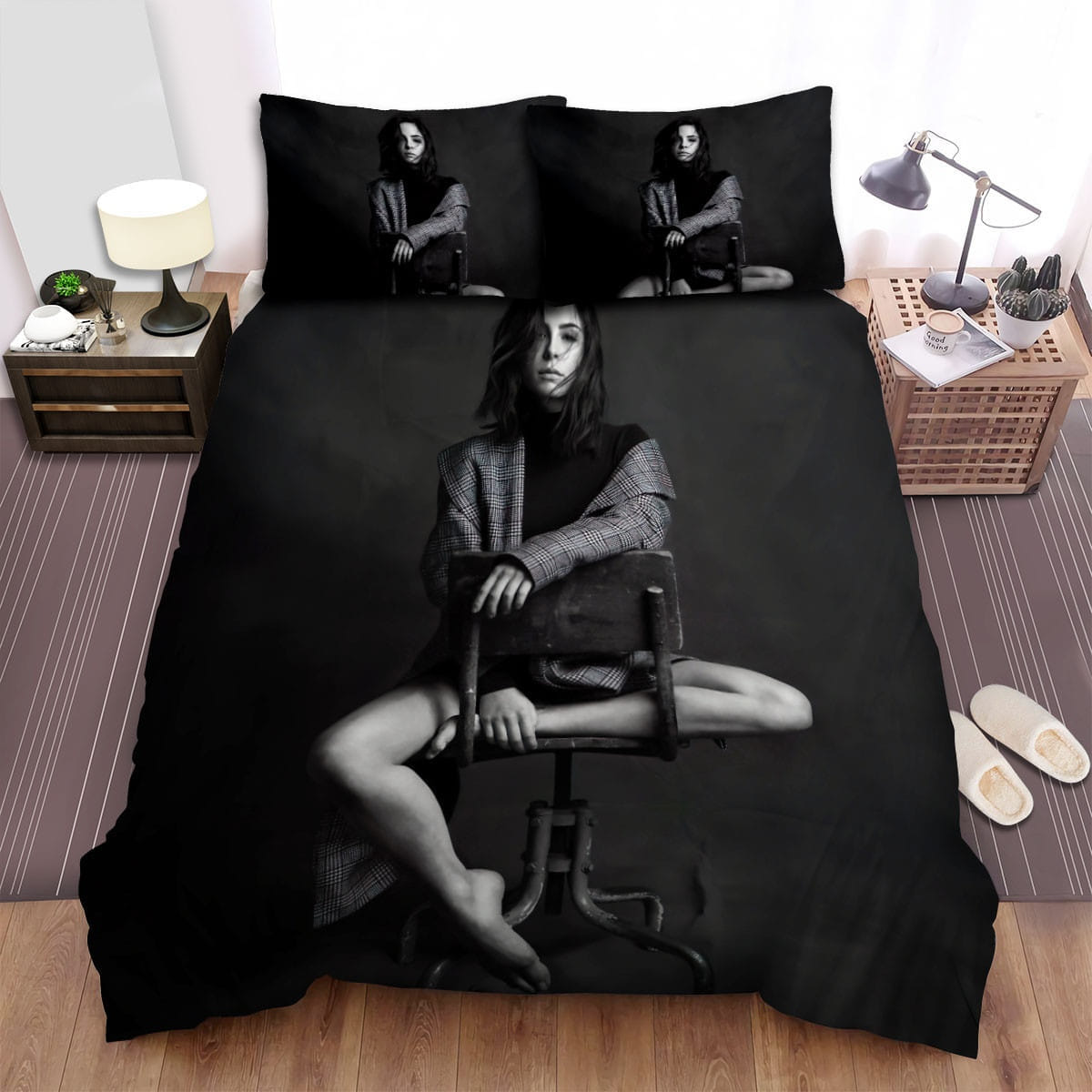 Lena Meyer-Landrut So Deep Bedding Sets, Flatsheet Gift For Christmas, Thanksgiving, Halloween