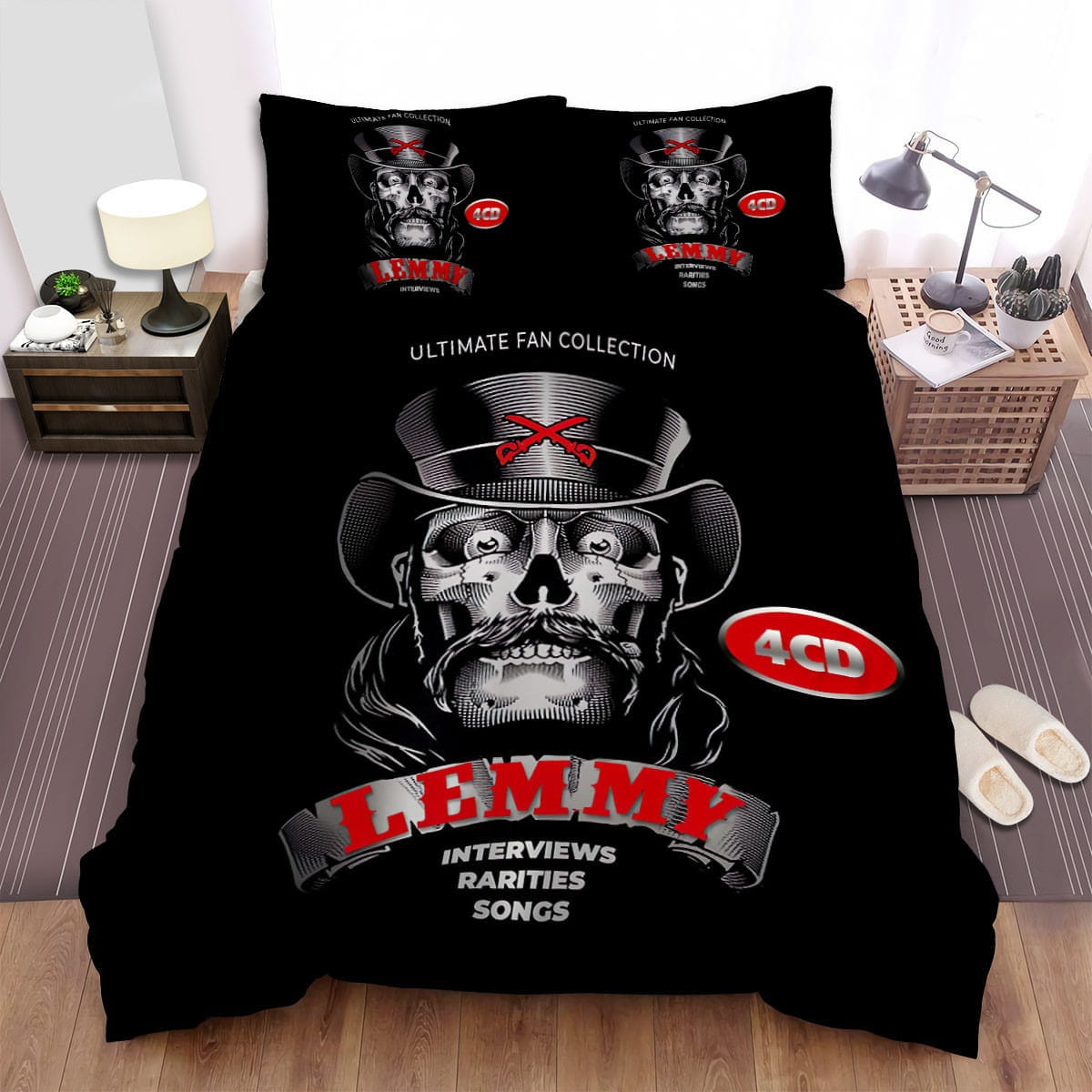 Lemmy Music Poster Bedding Sets Duvet Cover, Flatsheet, Pillowcase For Your Lover