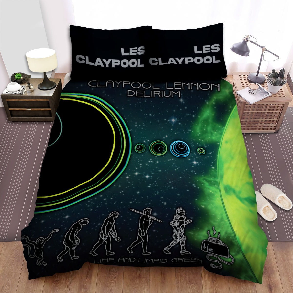 Les Claypool Delirium Decorative Bedding Sets with Duvet Cover, Flatsheet, Pillowcases