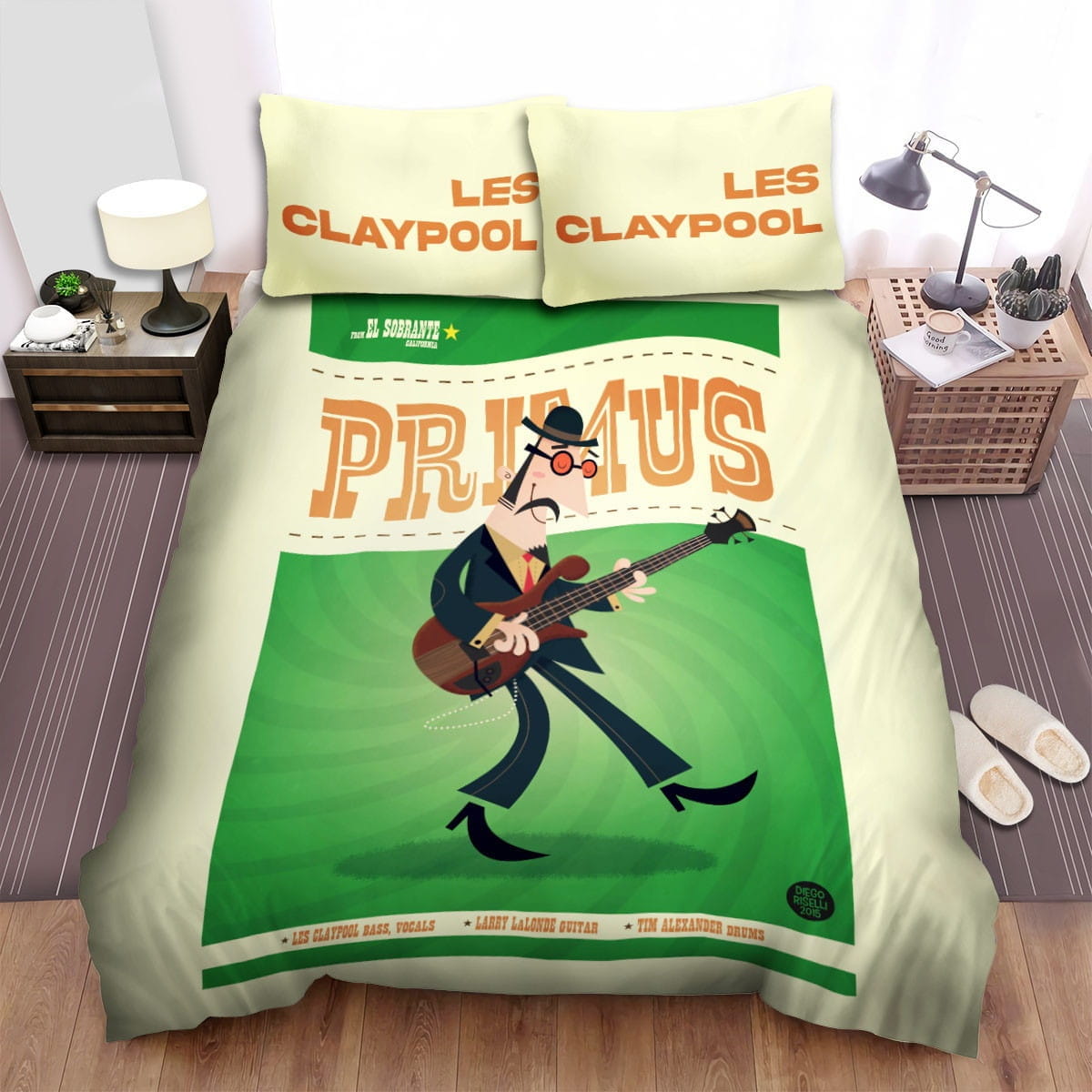 Les Claypool Enthusiasm Bedding Sets, Flatsheet Gift For Wife, Husband, Besties