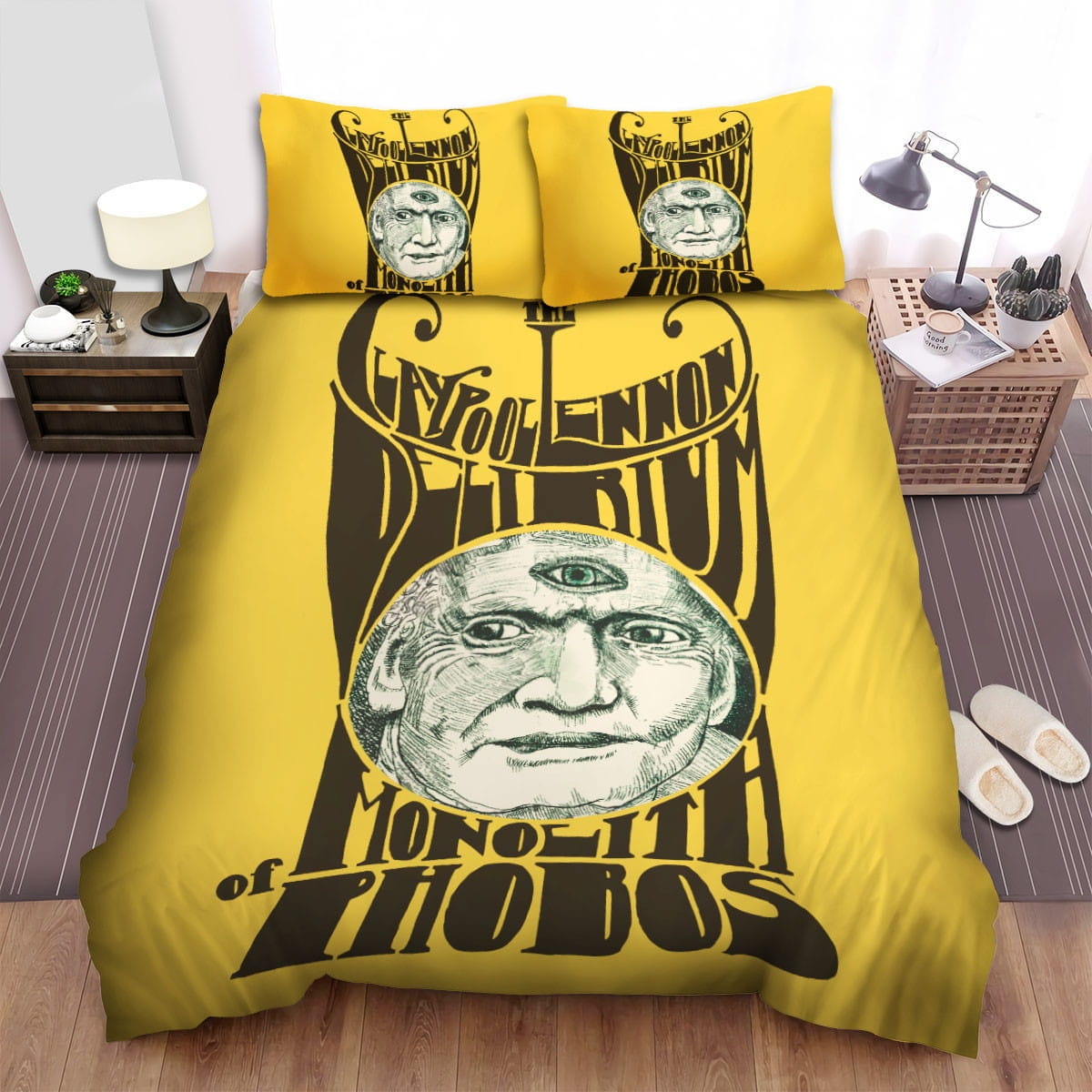 Les Claypool Phobos Bedding Sets Duvet Cover, Flatsheet, Pillowcase For Your Lover