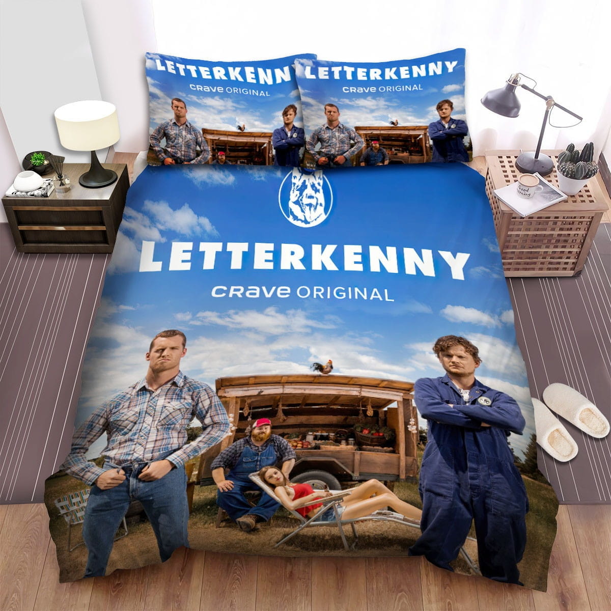 Letterkenny Movie Poster 8 Decorative Bedding Sets with Duvet Cover, Flatsheet, Pillowcases