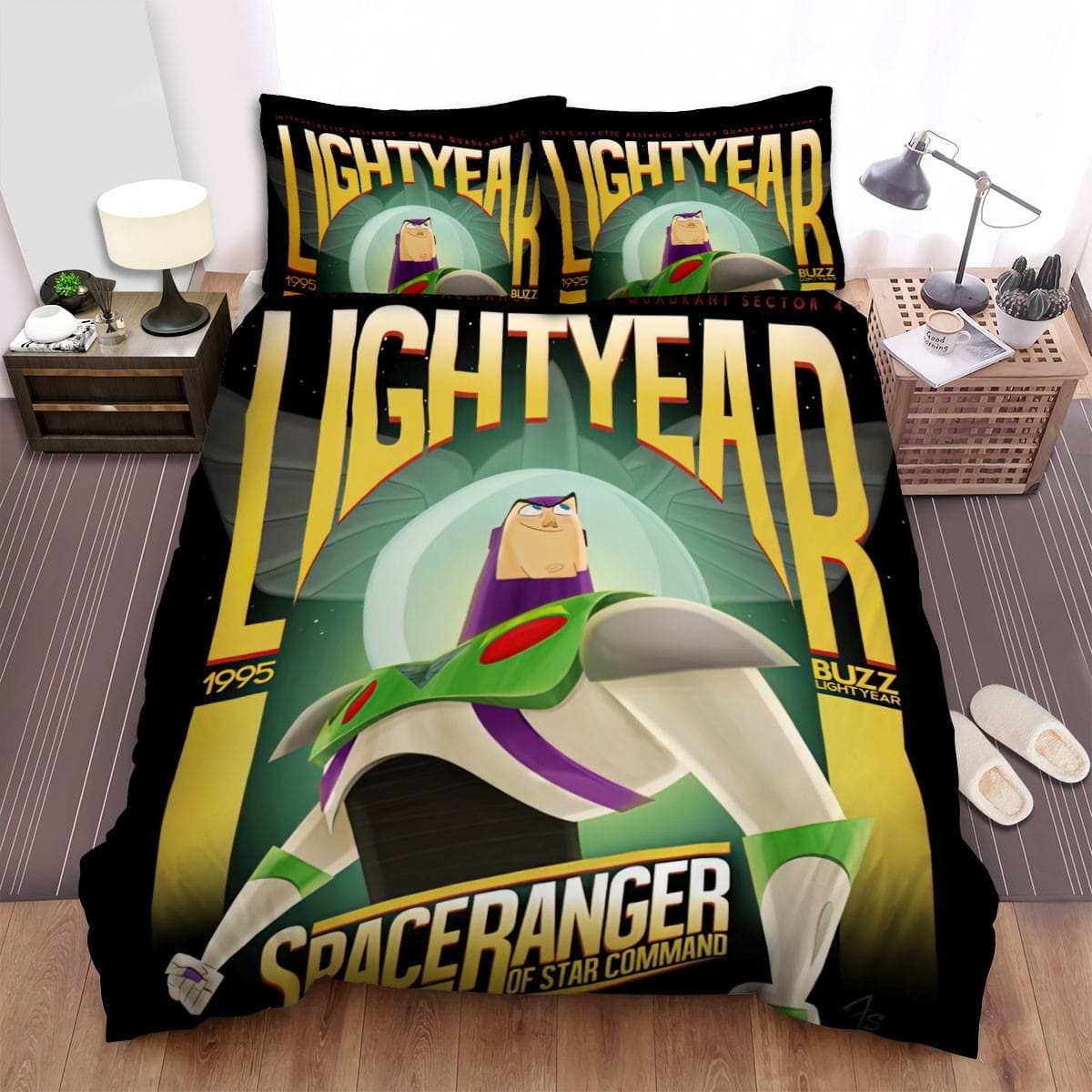 Lightyear Space Ranger Decorative Bedding Sets with Duvet Cover, Flatsheet, Pillowcases