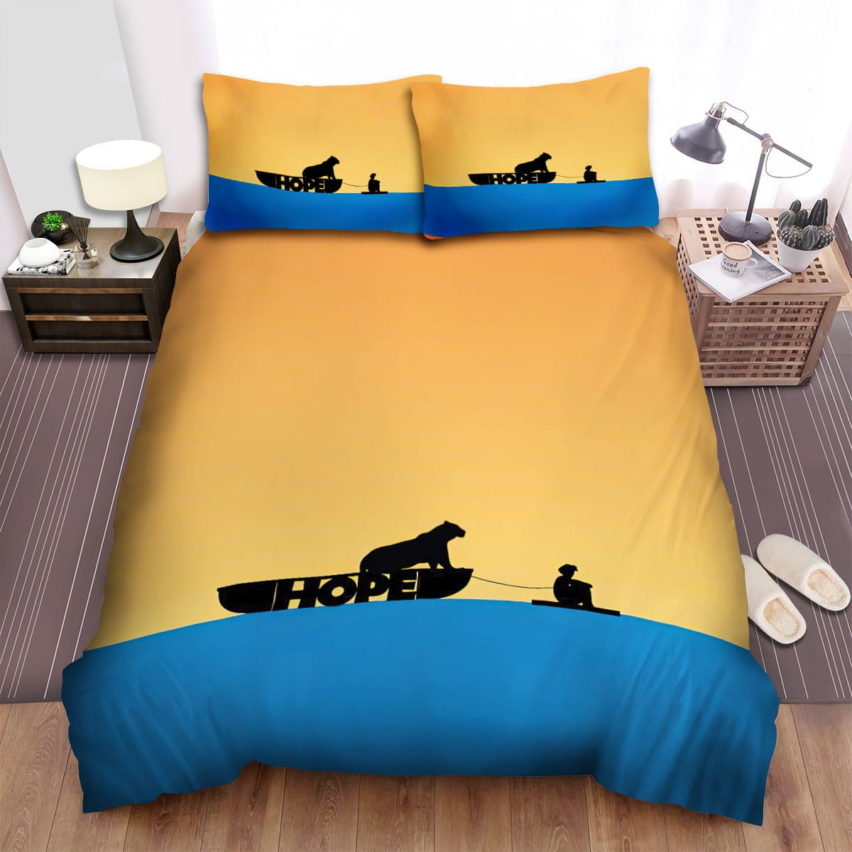 Life Of Pi Movie Art 1 Bedding Sets Duvet Cover, Flatsheet, Pillowcases Perfect Gift For Fans