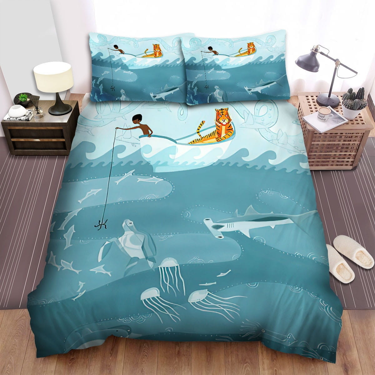 Life Of Pi Movie Art 2 Bedding Set, Gift For Christmas, Birthday, Thanksgiving