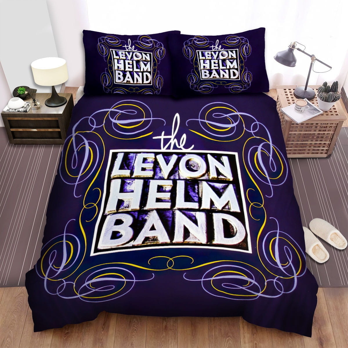 Levon Helm Band Bedding Sets, Flatsheet Gift For Wife, Husband, Besties
