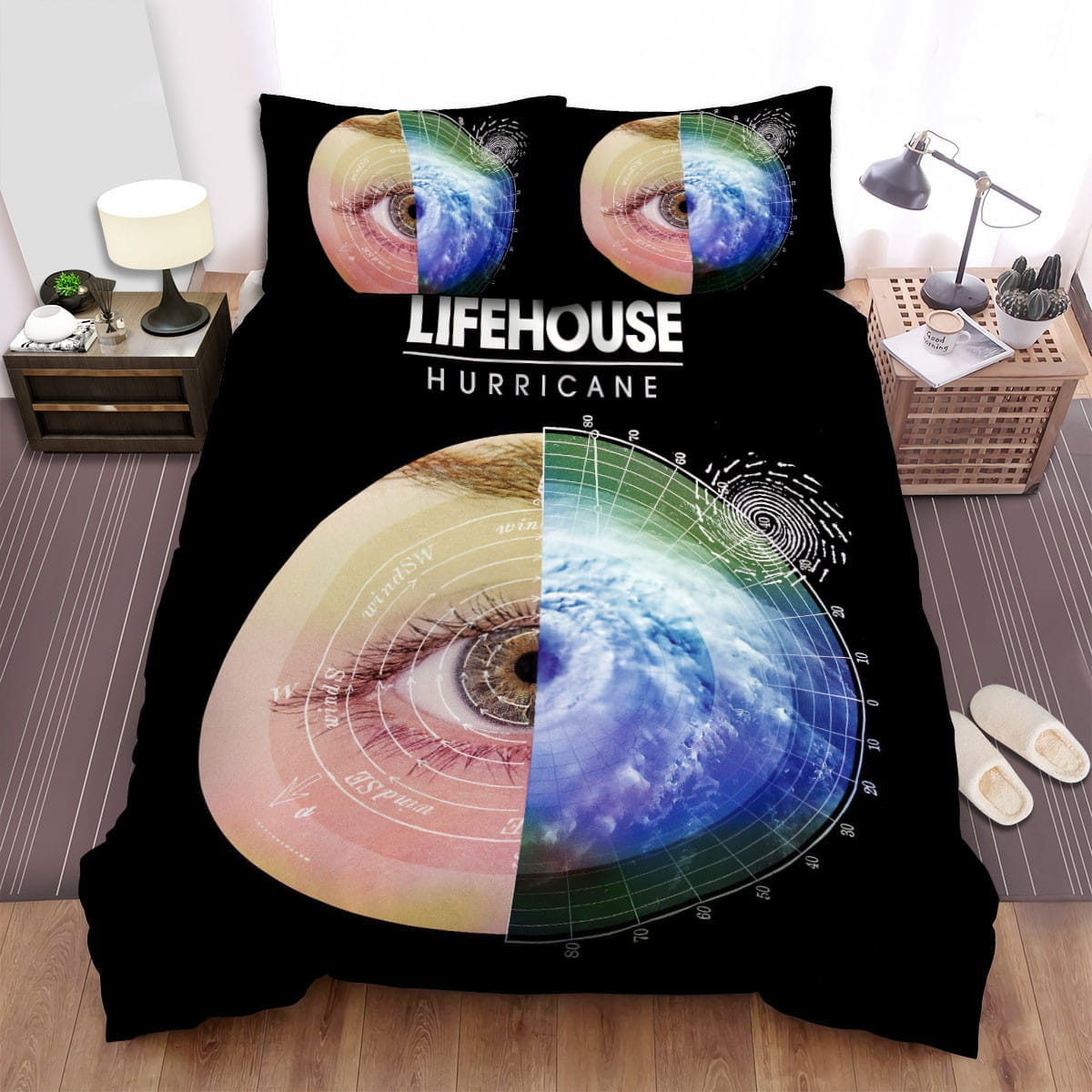 Lifehouse Hurricane Bedding Sets Duvet Cover, Flatsheet, Pillowcases Perfect Gift For Fans