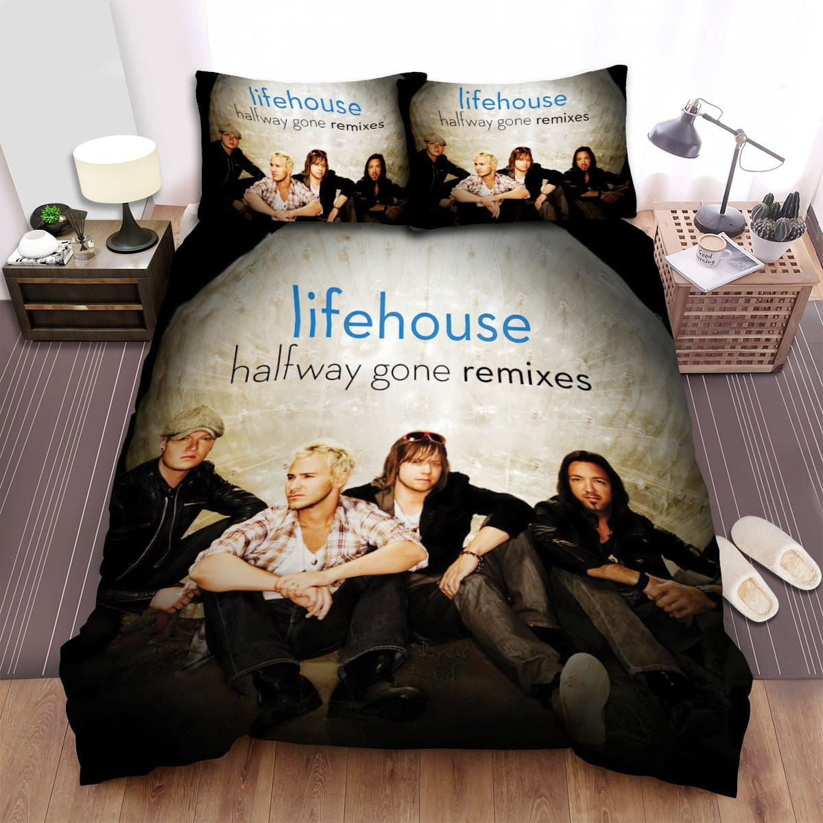 Lifehouse Halfway Decorative Bedding Sets with Duvet Cover, Flatsheet, Pillowcases