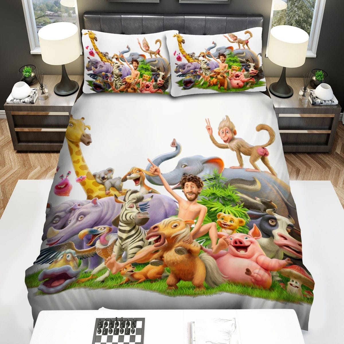 Lil Dicky With Animals Bedding Sets Duvet Cover, Flatsheet, Pillowcases For Every Bedroom