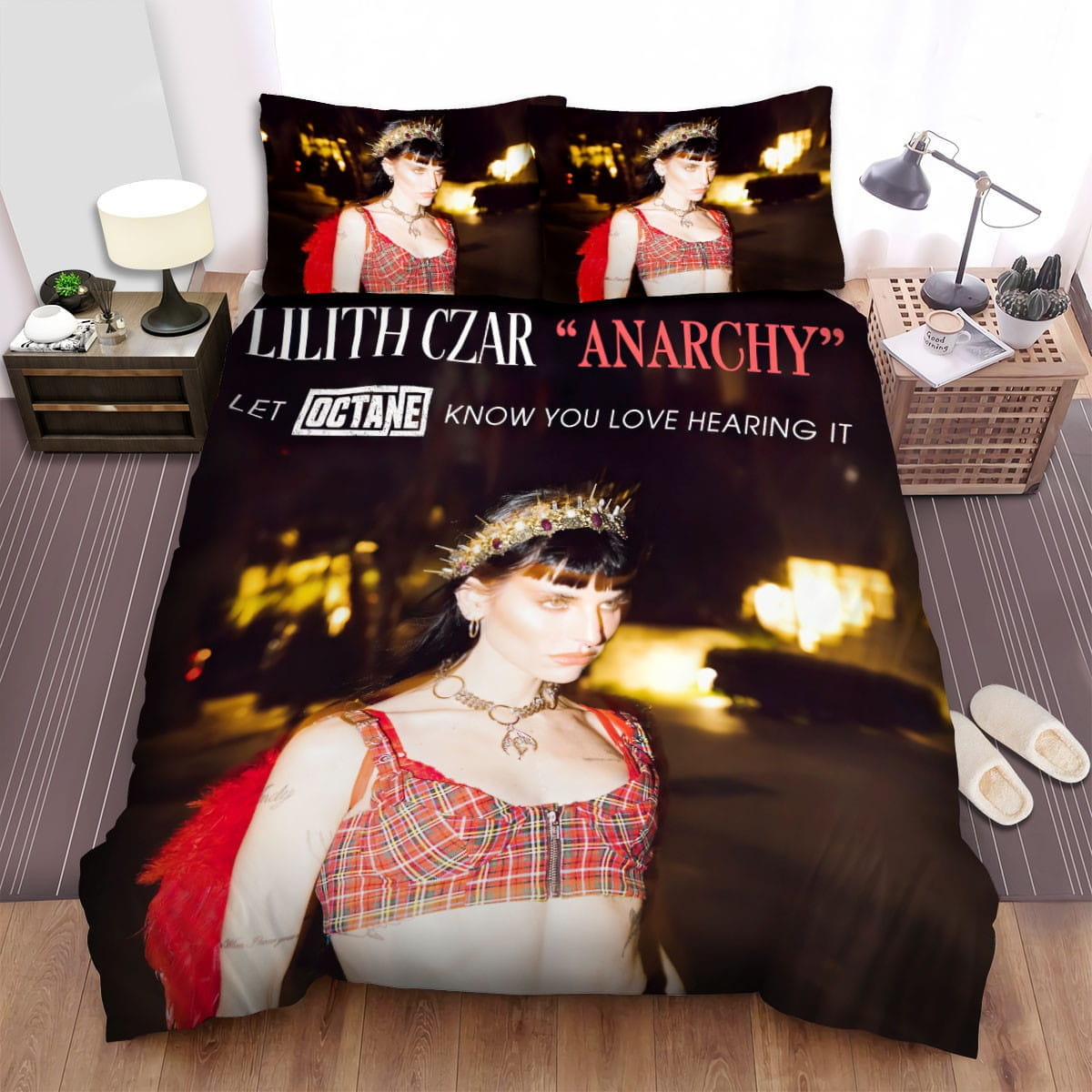 Lilith Fire Decorative Bedding Sets with Duvet Cover, Flatsheet, Pillowcases