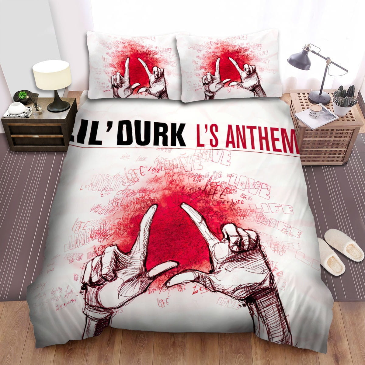 Lil Durk Ls Anthem Bedding Sets Duvet Cover, Flatsheet, Pillowcase For Your Lover