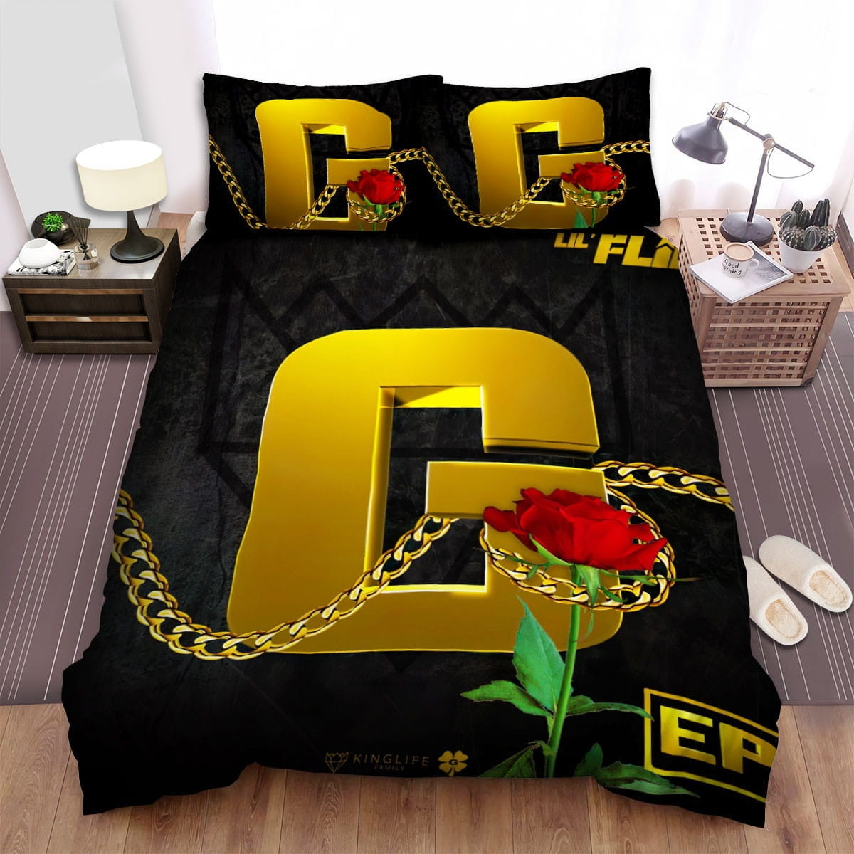 Lil Flip G Ep Album Music Bedding Sets, Flatsheet Gift For Christmas, Thanksgiving, Halloween
