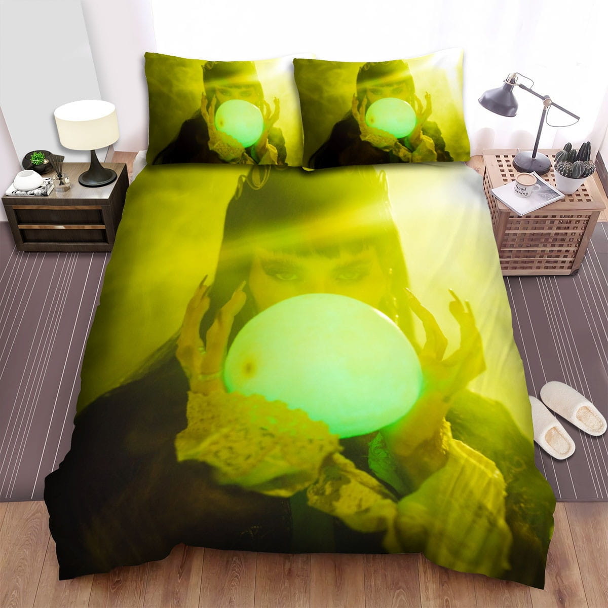 Lilith Yellow Bedding Sets Duvet Cover, Flatsheet, Pillowcase For Your Lover