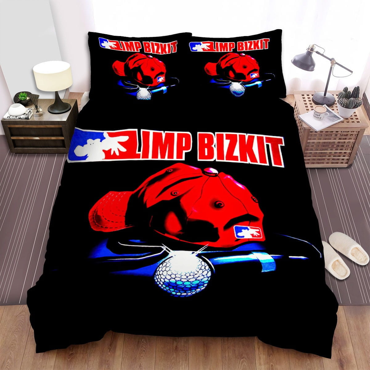 Limp Bizkit Hat Bedding Sets Duvet Cover, Flatsheet, Pillowcases For Every Bedroom