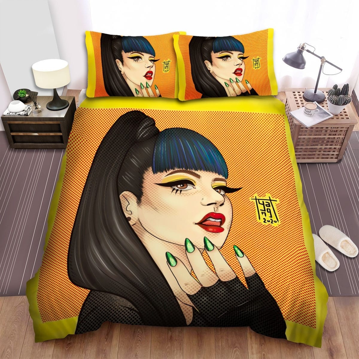 Lily Allen Music Sexy Bedding Sets, Flatsheet Gift For Christmas, Thanksgiving, Halloween