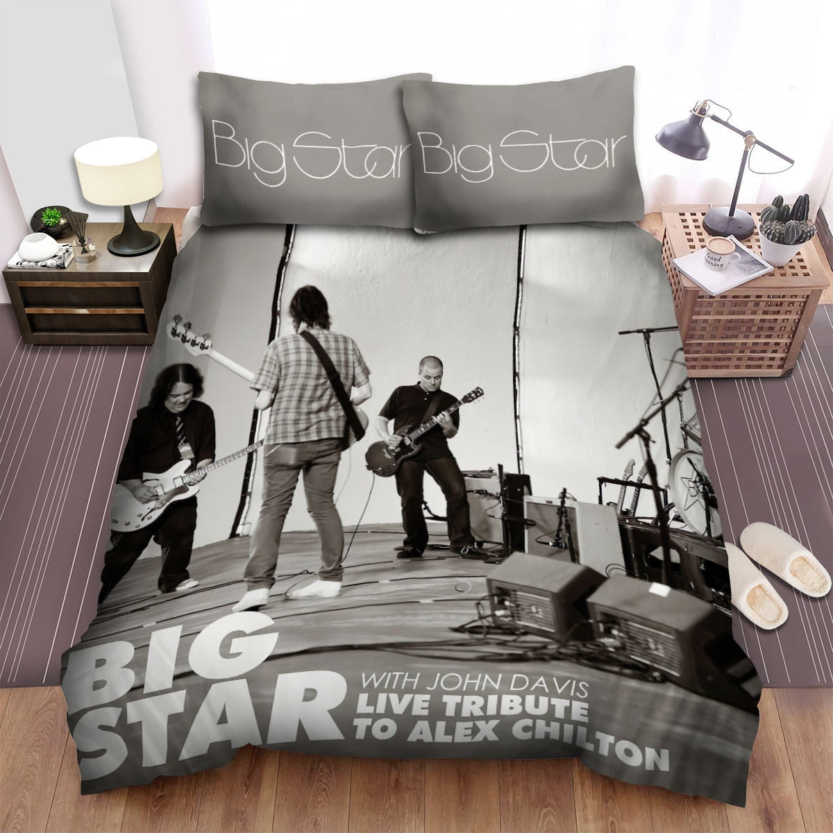 Live Big Star Bedding Sets, Flatsheet Gift For Wife, Husband, Besties