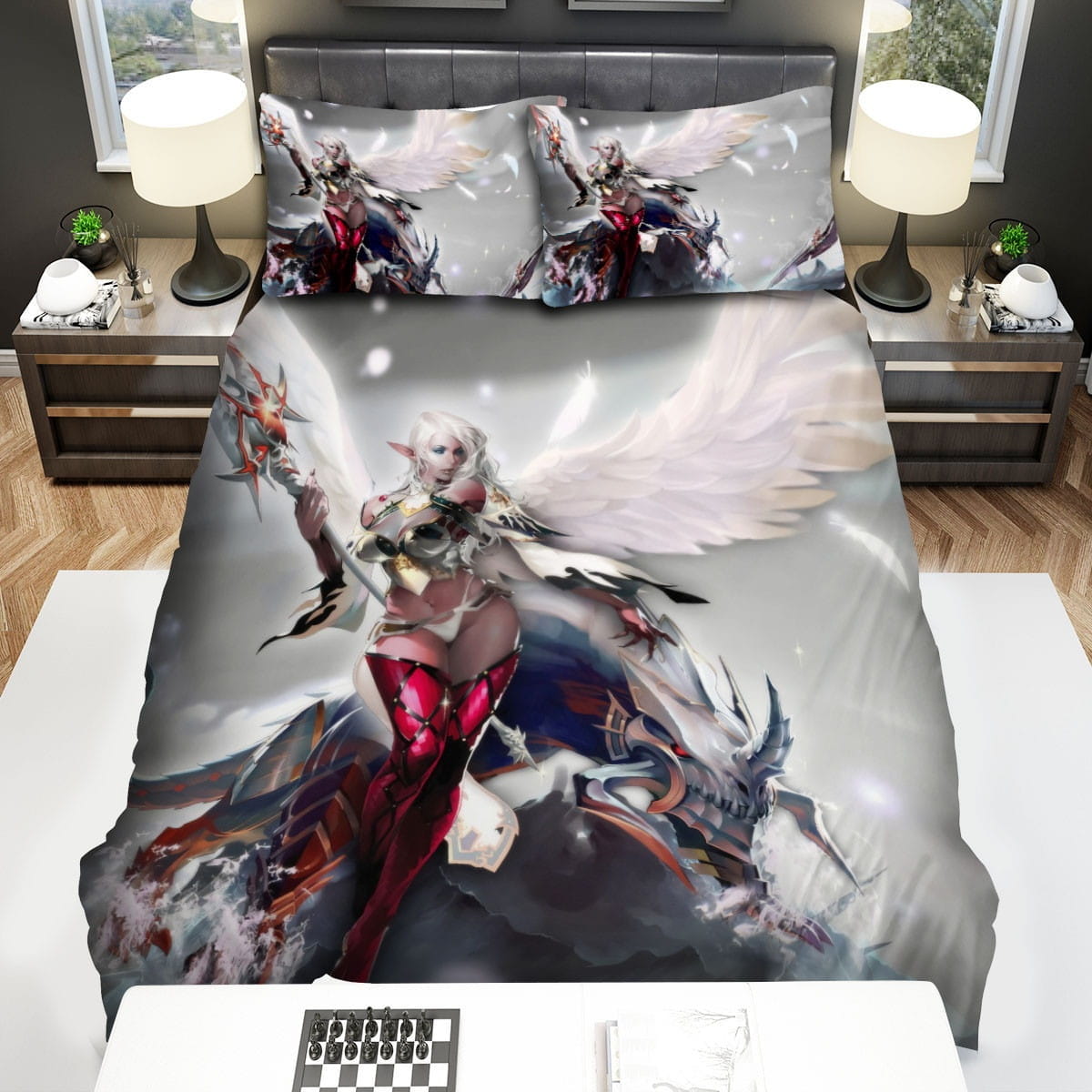Lineage 2 Dark Elf Bedding Sets Duvet Cover, Flatsheet, Pillowcase For Your Lover
