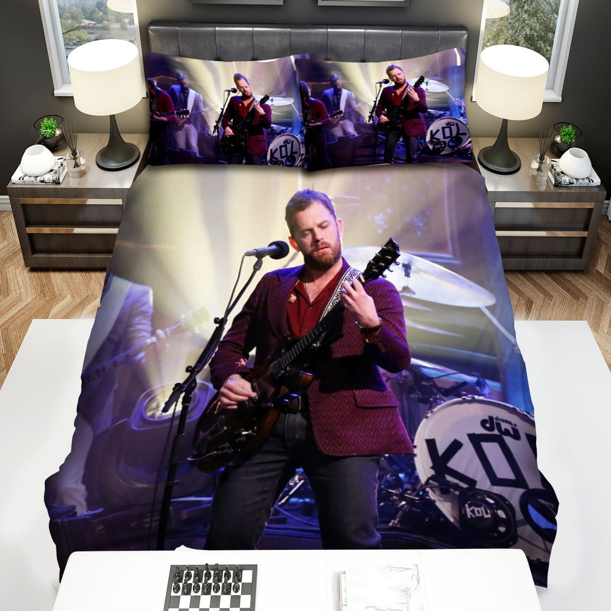 Liveshow Kings Of Leon Bedding Set, Gift For Christmas, Birthday, Thanksgiving