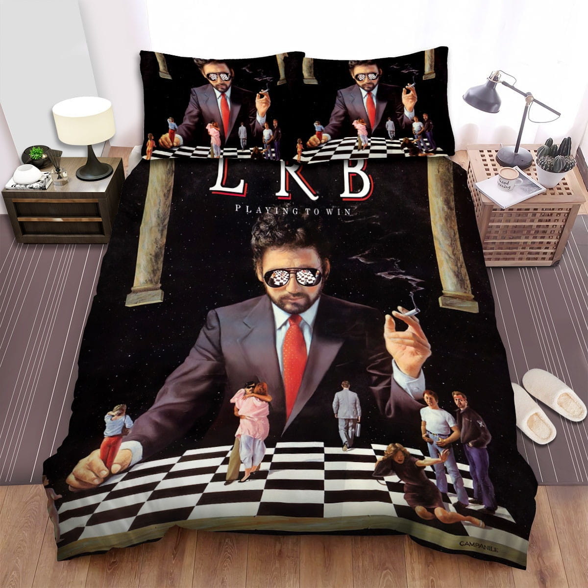 Little River L R B Band Bedding Sets Duvet Cover, Flatsheet, Pillowcases Perfect Gift For Fans