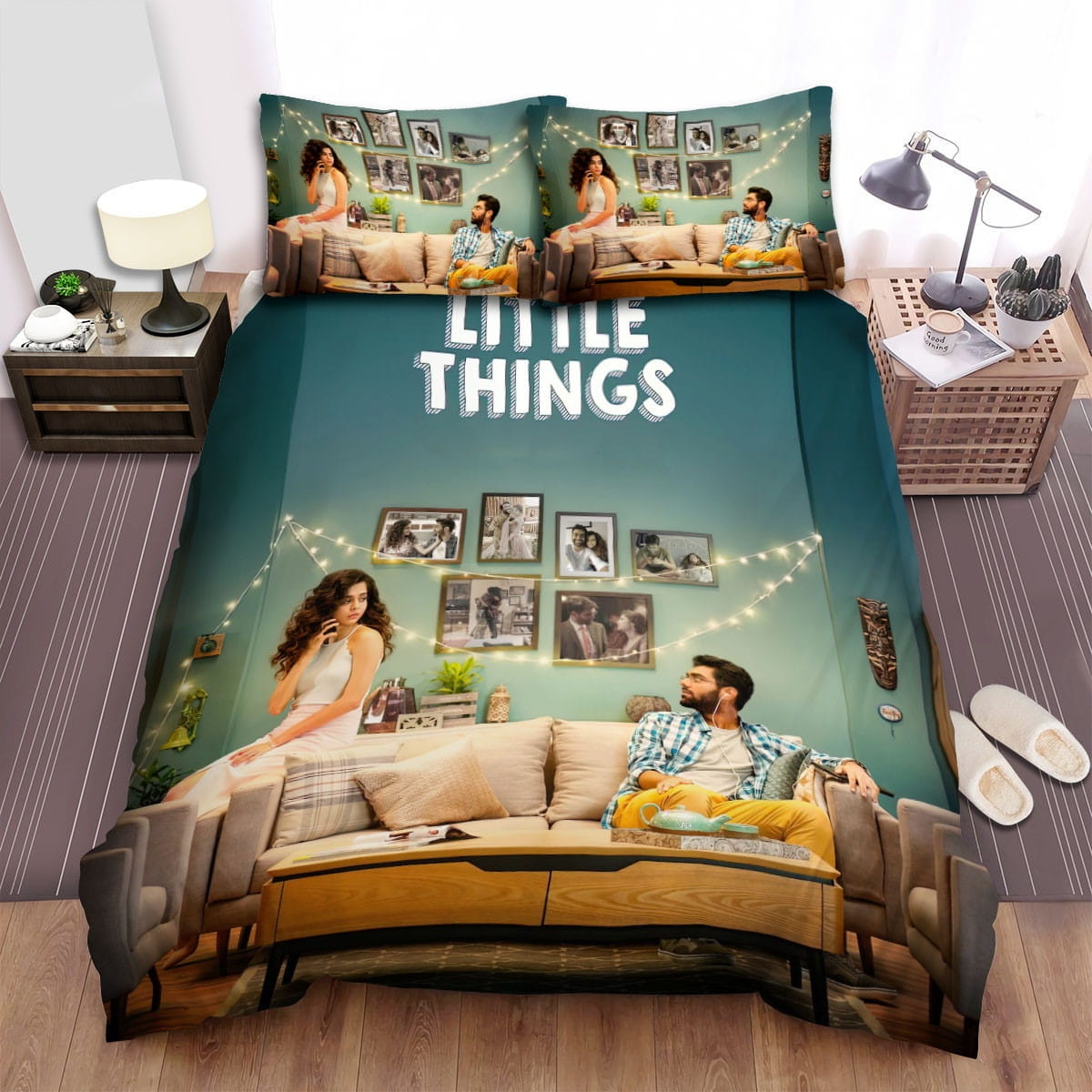 Little Things Movie Poster Bedding Set, Gift For Christmas, Birthday, Thanksgiving