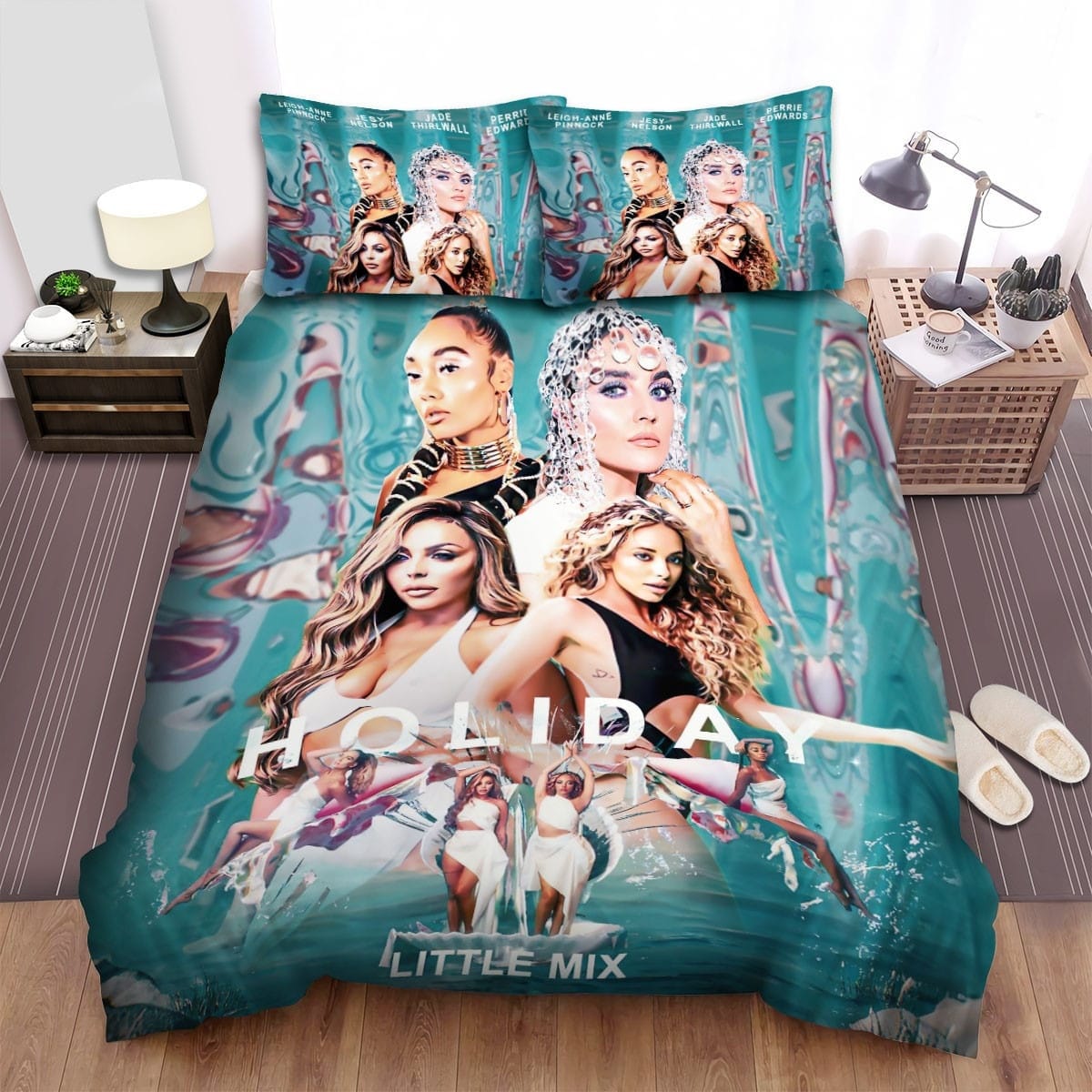 Little Mix Holiday Art Bedding Sets Duvet Cover, Flatsheet, Pillowcases For Every Bedroom