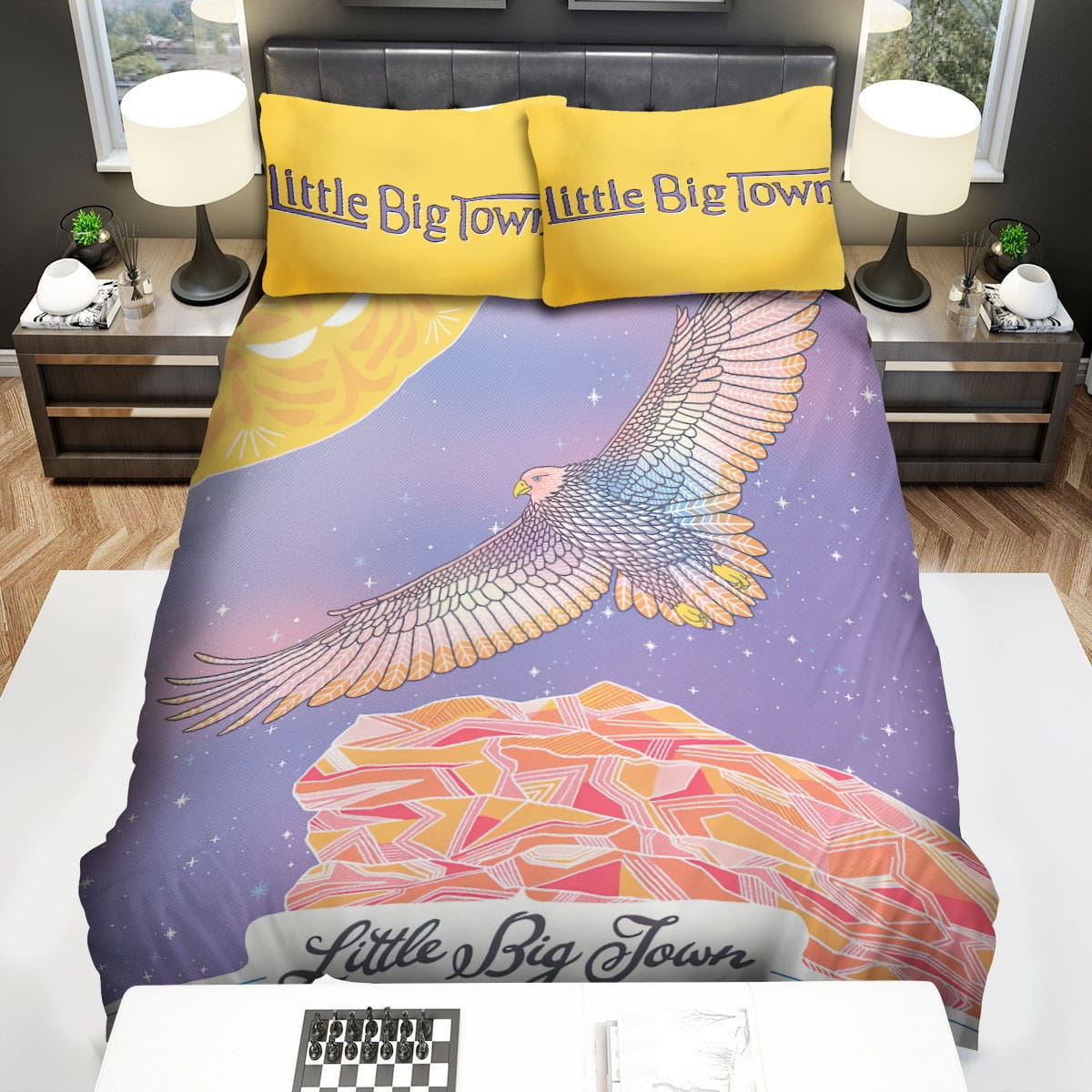 Little Big Town Art Poster Decorative Bedding Sets with Duvet Cover, Flatsheet, Pillowcases