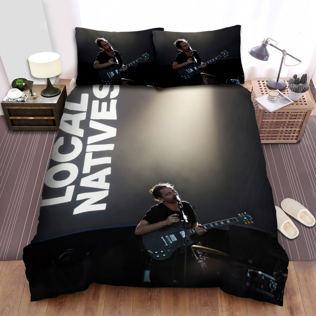 Local Natives Singing Bedding Sets, Flatsheet Gift For Wife, Husband, Besties