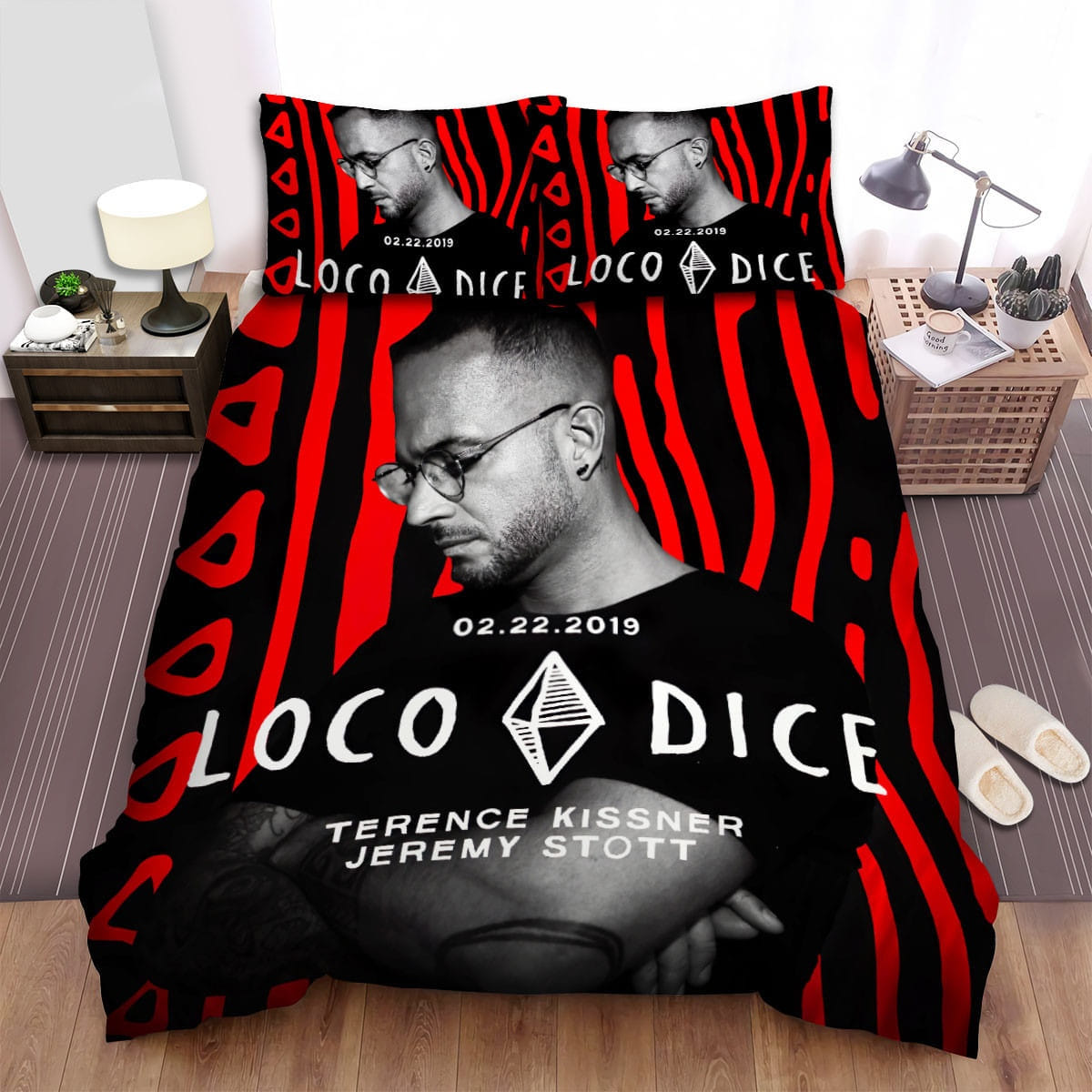 Loco Dice Bedding Sets, Flatsheet Gift For Christmas, Thanksgiving, Halloween