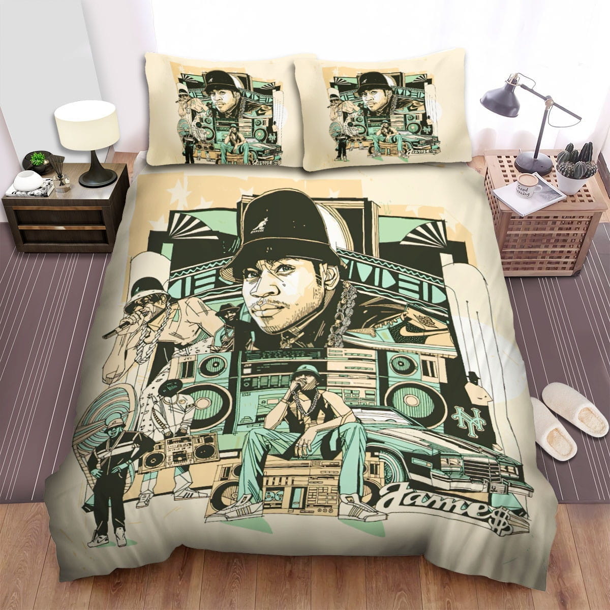 Ll Cool J Moments Art Bedding Sets Duvet Cover, Flatsheet, Pillowcase For Your Lover