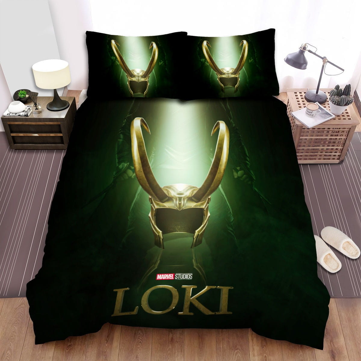 Loki (2021- ) The Iron Hat Bedding Set, Gift For Christmas, Birthday, Thanksgiving