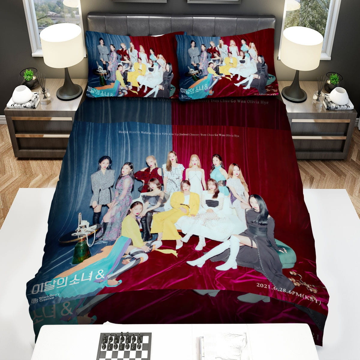 Loona Members Bedding Sets, Flatsheet Gift For Wife, Husband, Besties