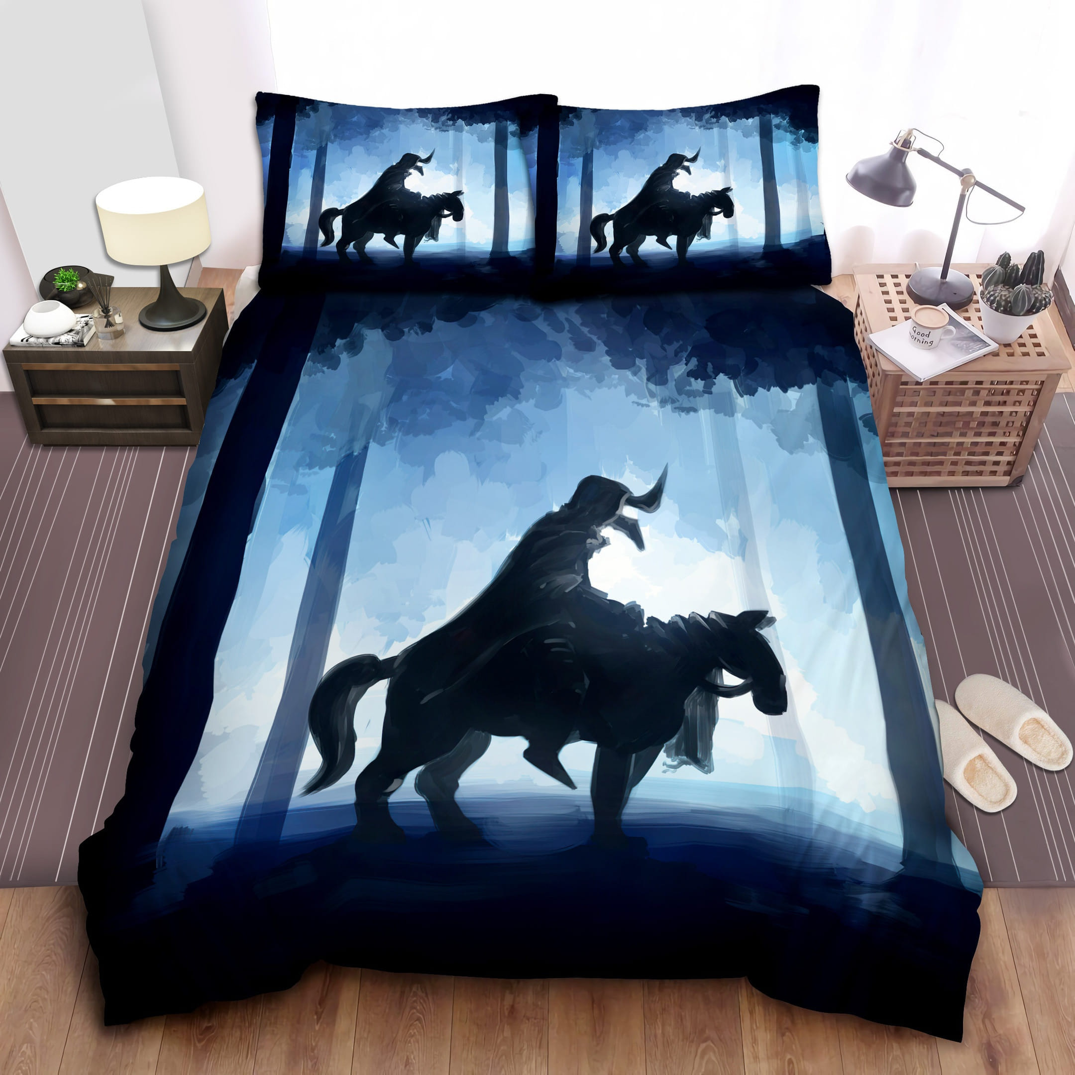 Lonely Abaddon Bedding Sets, Flatsheet Gift For Wife, Husband, Besties
