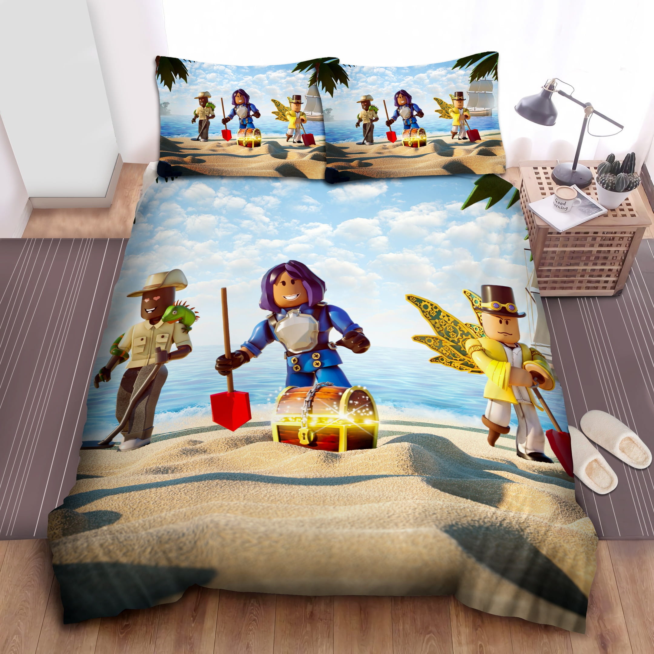 Looking For The Treasure Bedding Sets Duvet Cover, Flatsheet, Pillowcases For Every Bedroom