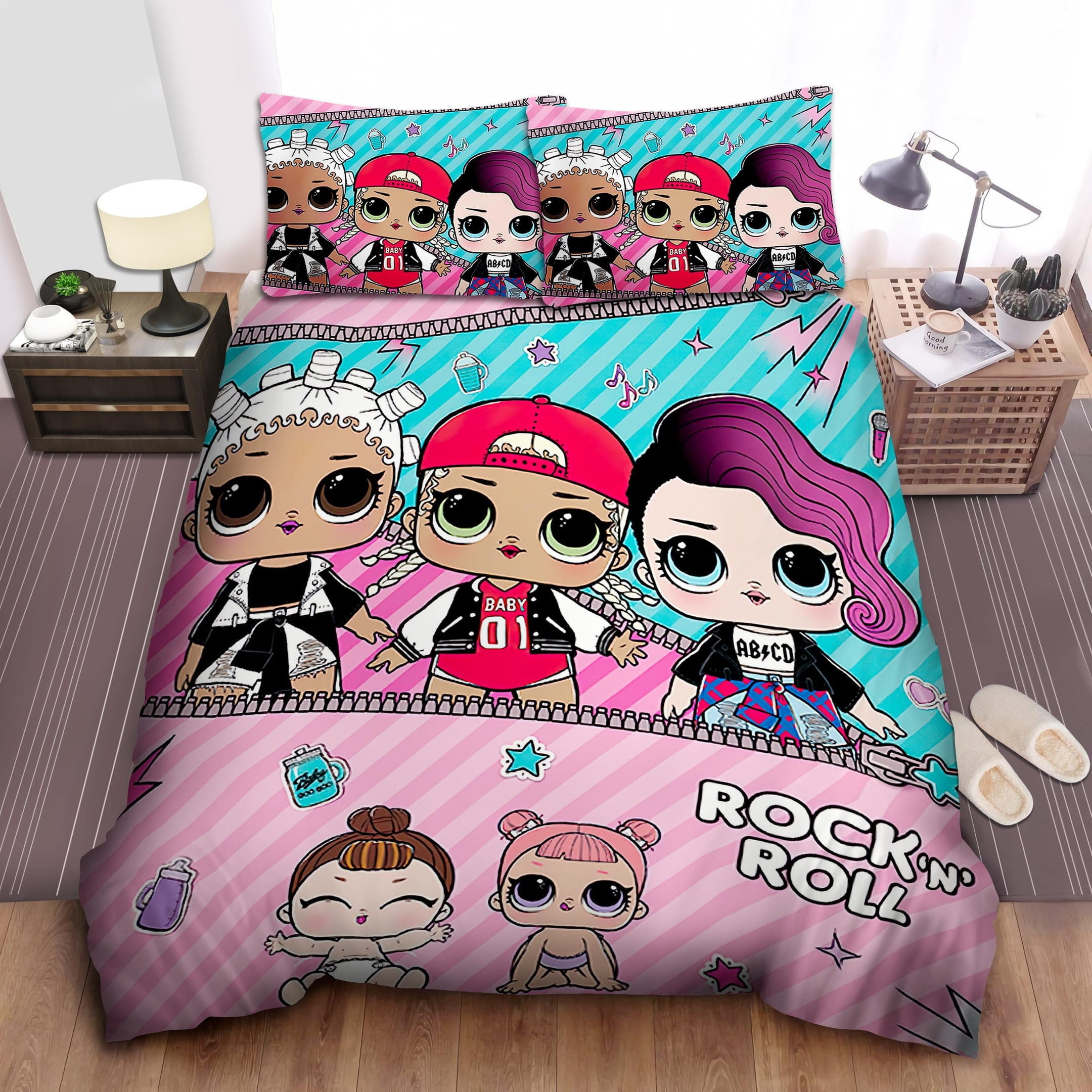 Lol Surprise! Bedding Sets Duvet Cover, Flatsheet, Pillowcases Perfect Gift For Fans