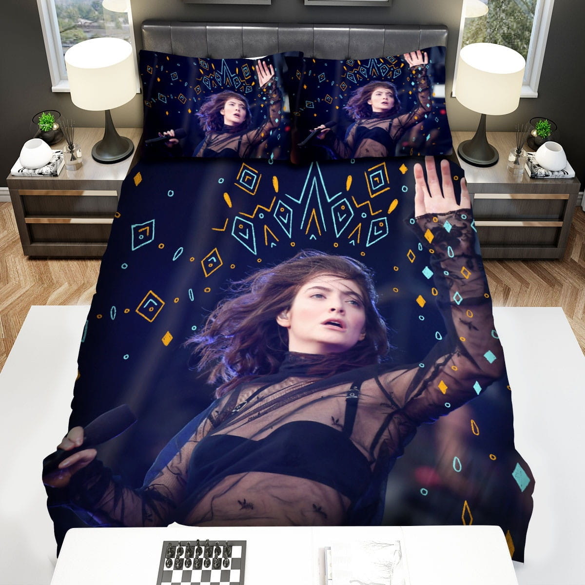 Lorde On Stage Bedding Sets Duvet Cover, Flatsheet, Pillowcases For Every Bedroom