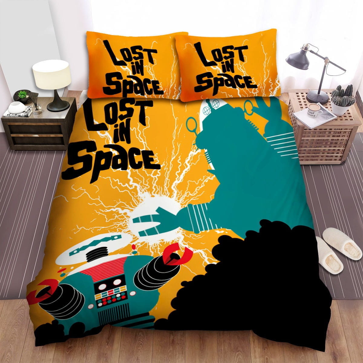 Lost In Space Art Model Decorative Bedding Sets with Duvet Cover, Flatsheet, Pillowcases