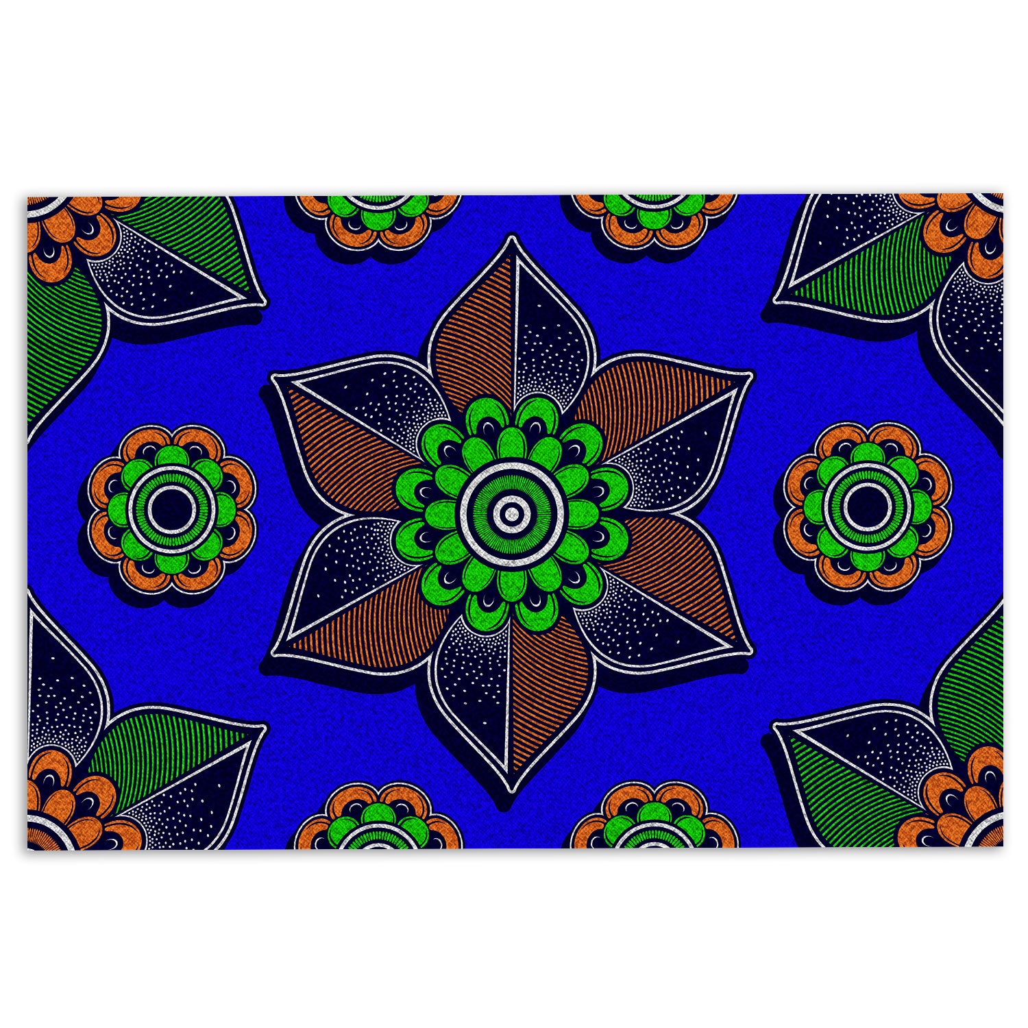 Native American Rubber Doormat, Ethnic Afro African Patterns Love Africa Styles Culture Floral Welcome Doormat, Indoor Outdoor Door Mat, Home Decor