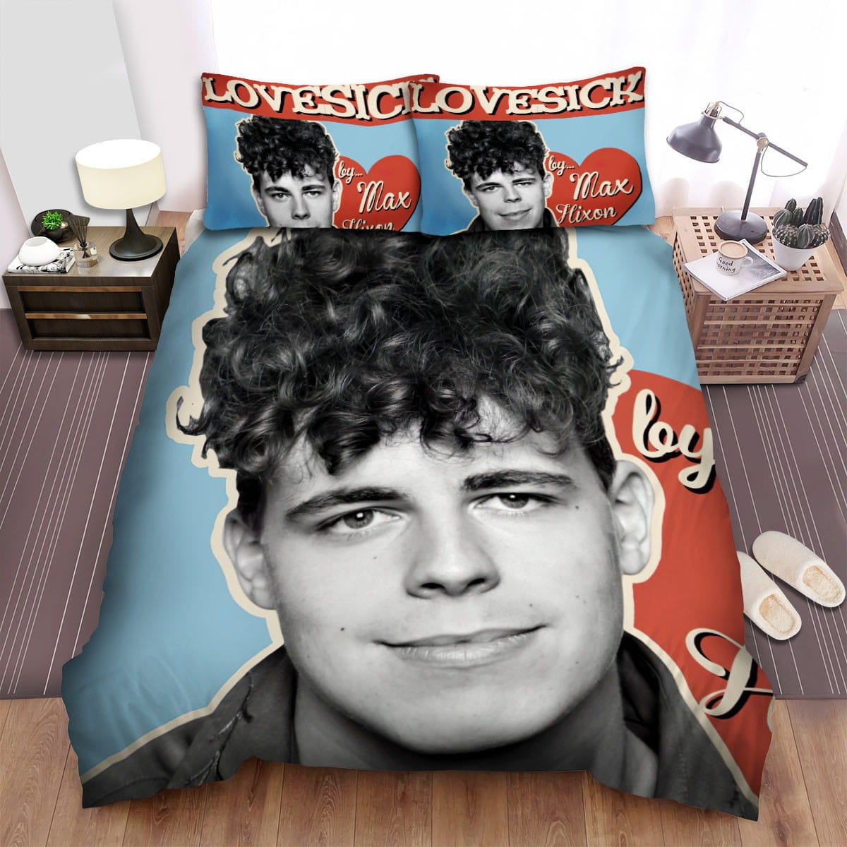 Loverboy Band By Max Hixon Decorative Bedding Sets with Duvet Cover, Flatsheet, Pillowcases