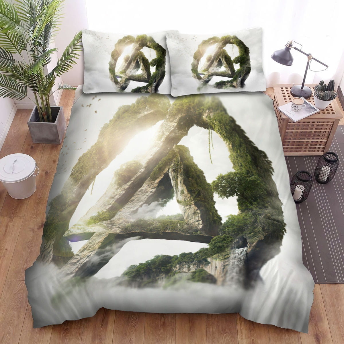 Lp Symbol In The Sky Bedding Set, Gift For Christmas, Birthday, Thanksgiving