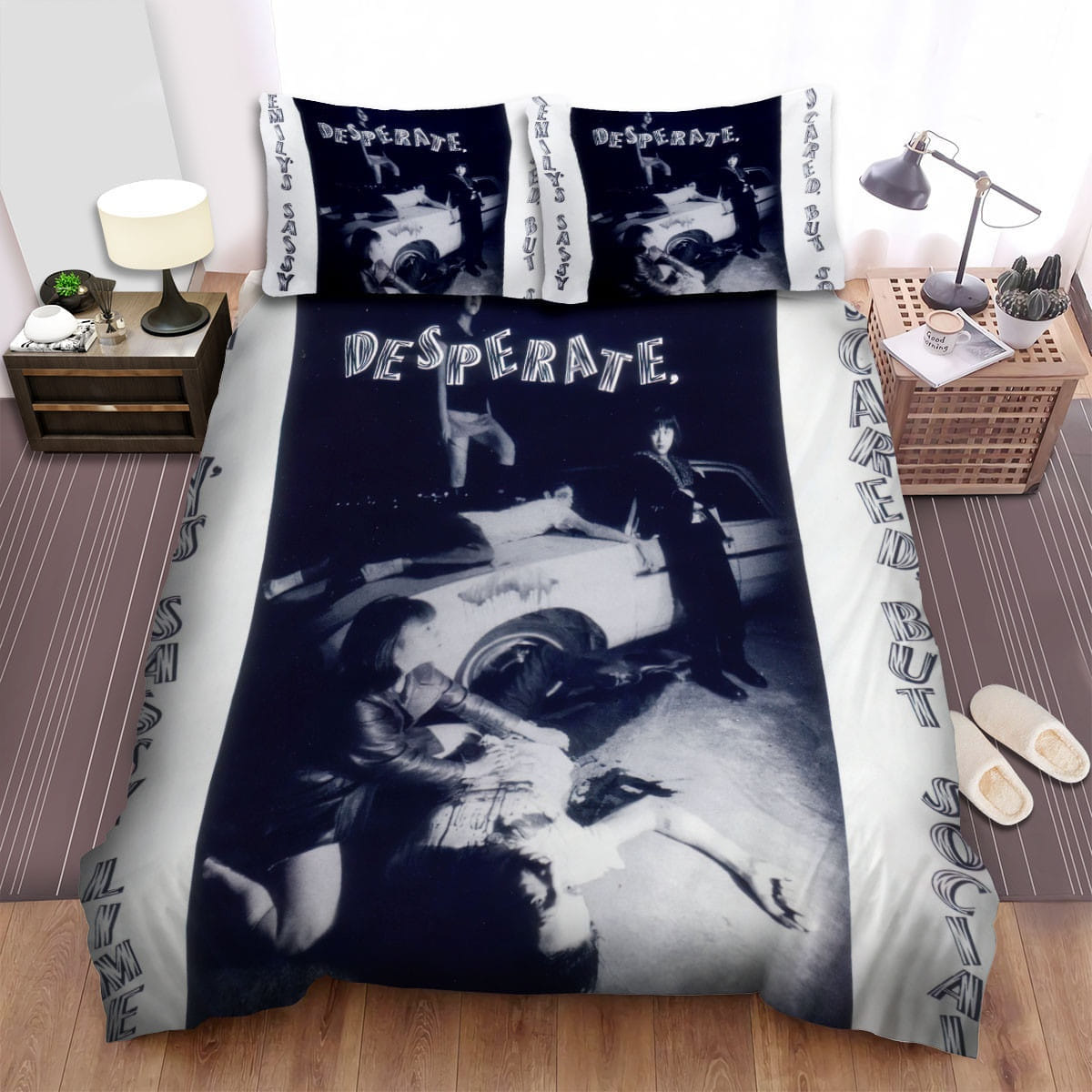 Lucid Nation Desperate Bedding Sets Duvet Cover, Flatsheet, Pillowcases Perfect Gift For Fans