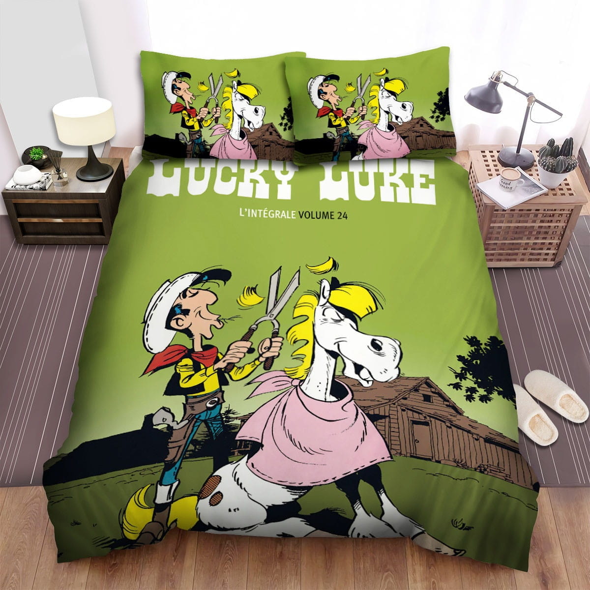 Lucky Luke Volume 24 Bedding Sets Duvet Cover, Flatsheet, Pillowcase For Your Lover