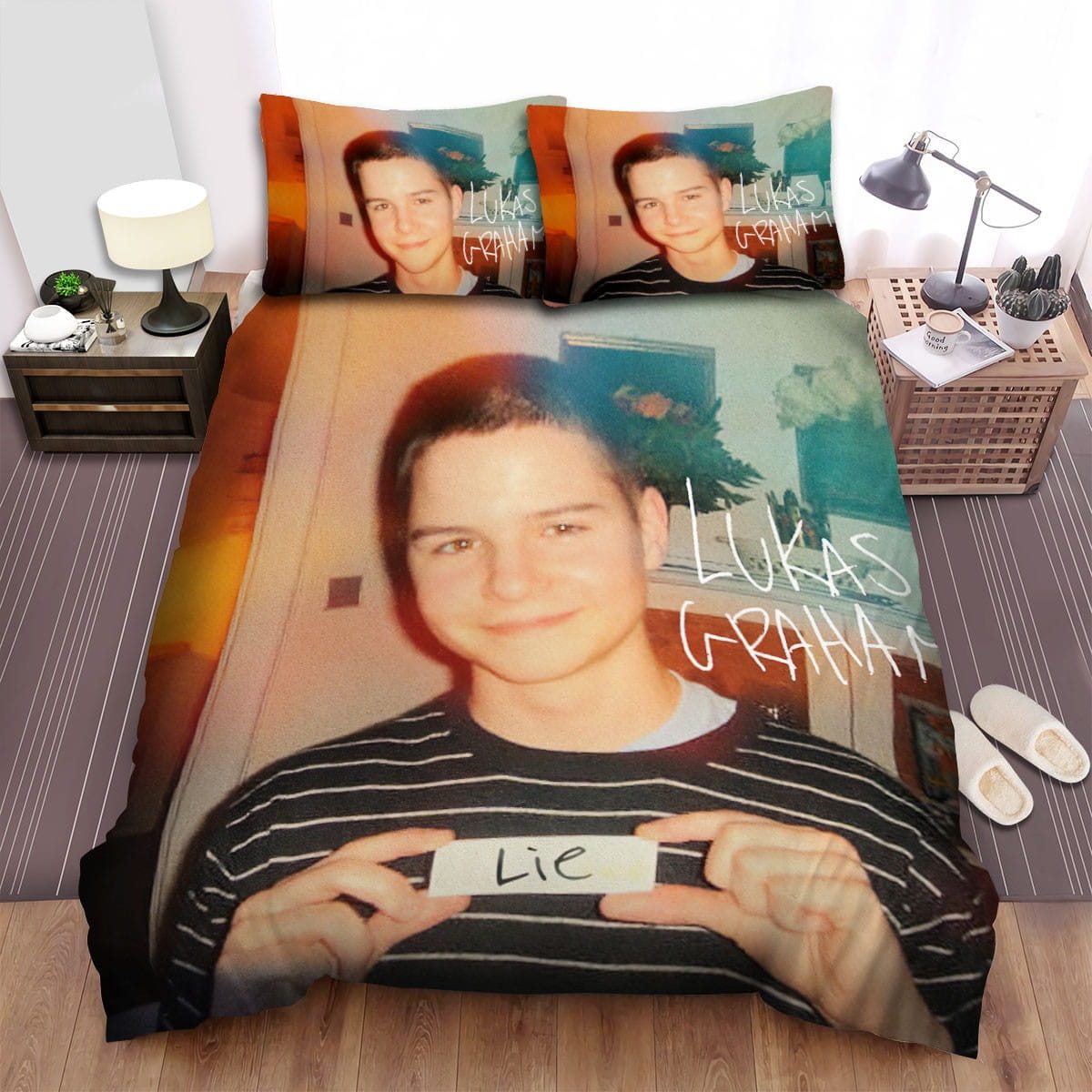 Lukas Graham Lies Bedding Set, Gift For Christmas, Birthday, Thanksgiving