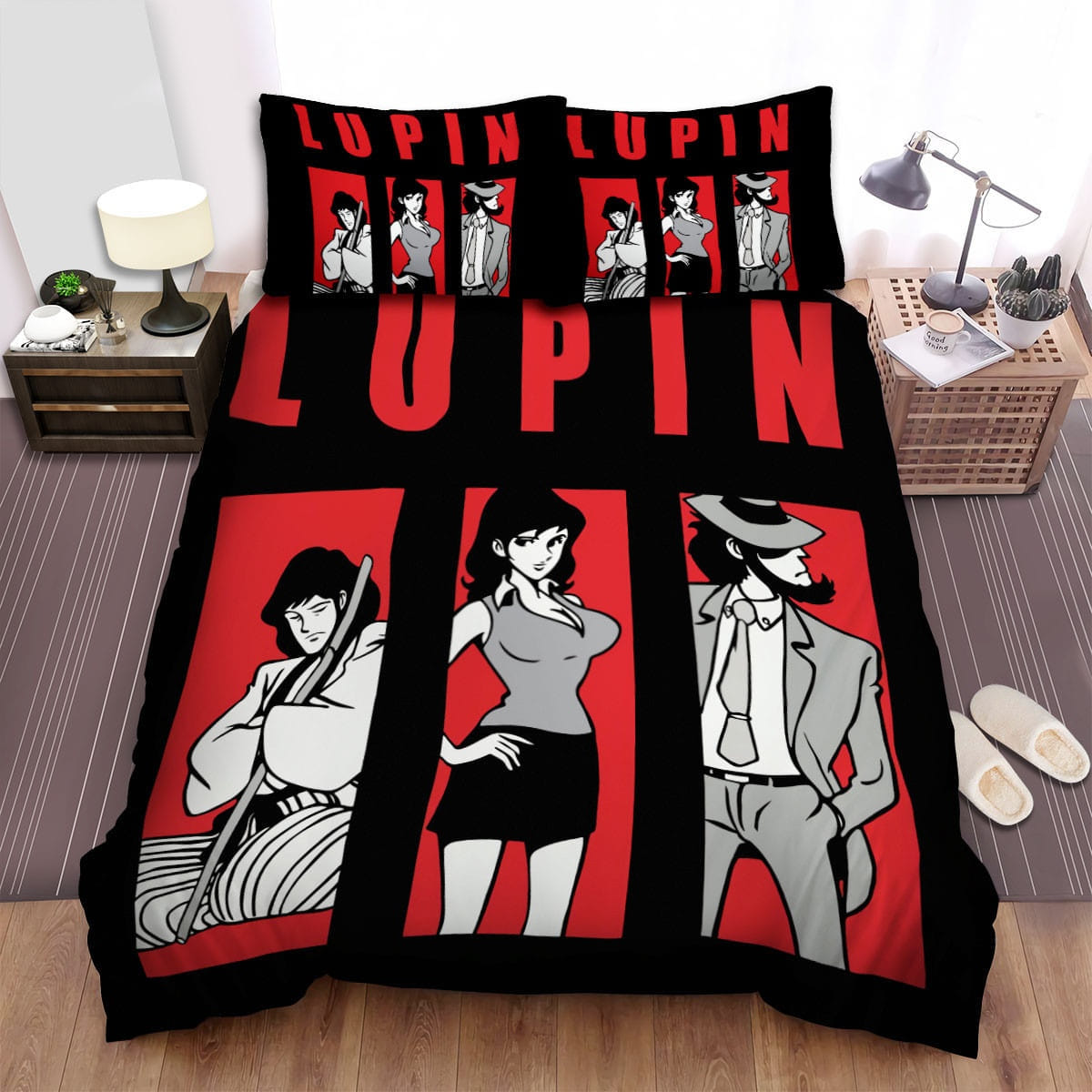 Lupin Iii Anime Bedding Sets Duvet Cover, Flatsheet, Pillowcase For Your Lover