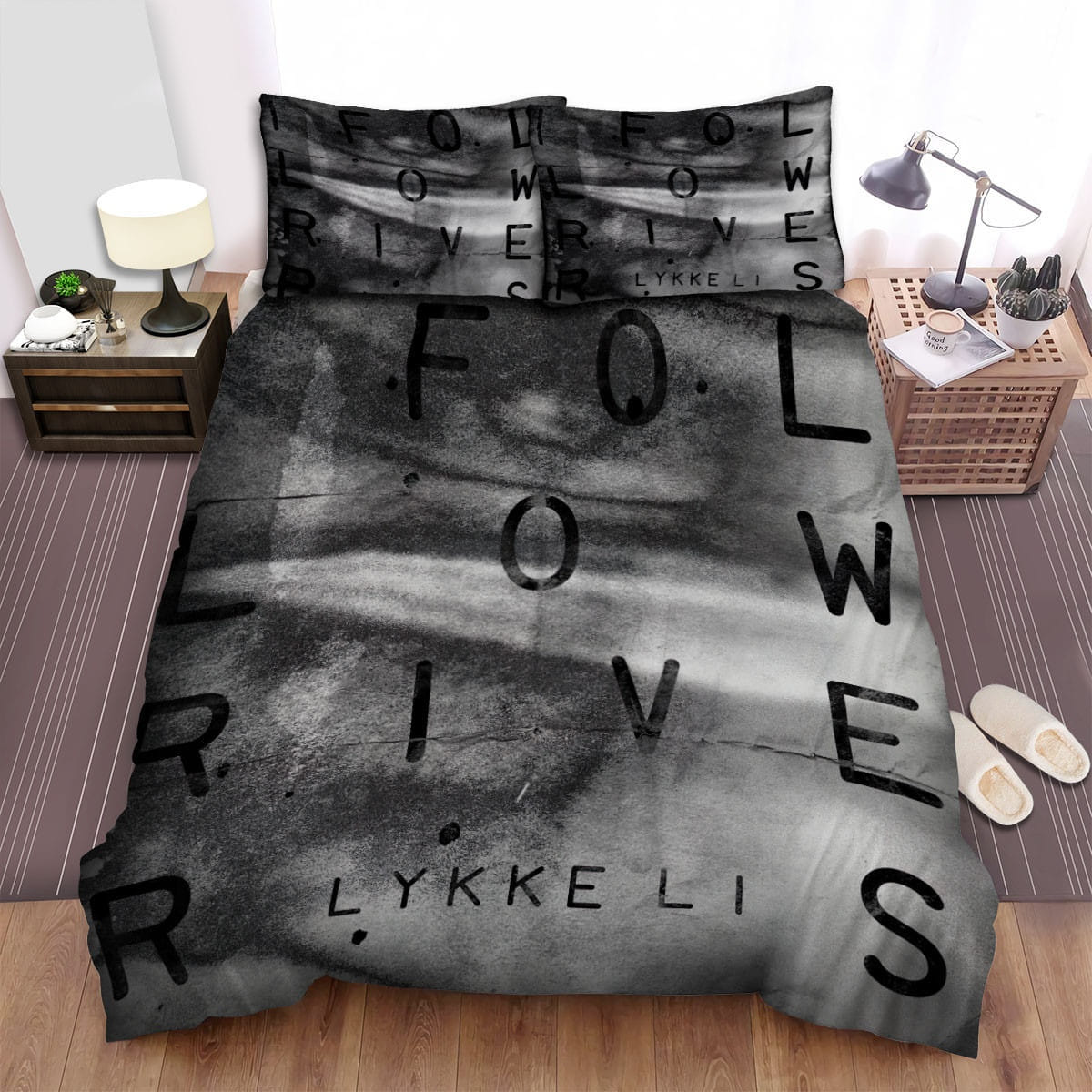 Lykke Li I Follow River Bedding Sets Duvet Cover, Flatsheet, Pillowcases Perfect Gift For Fans