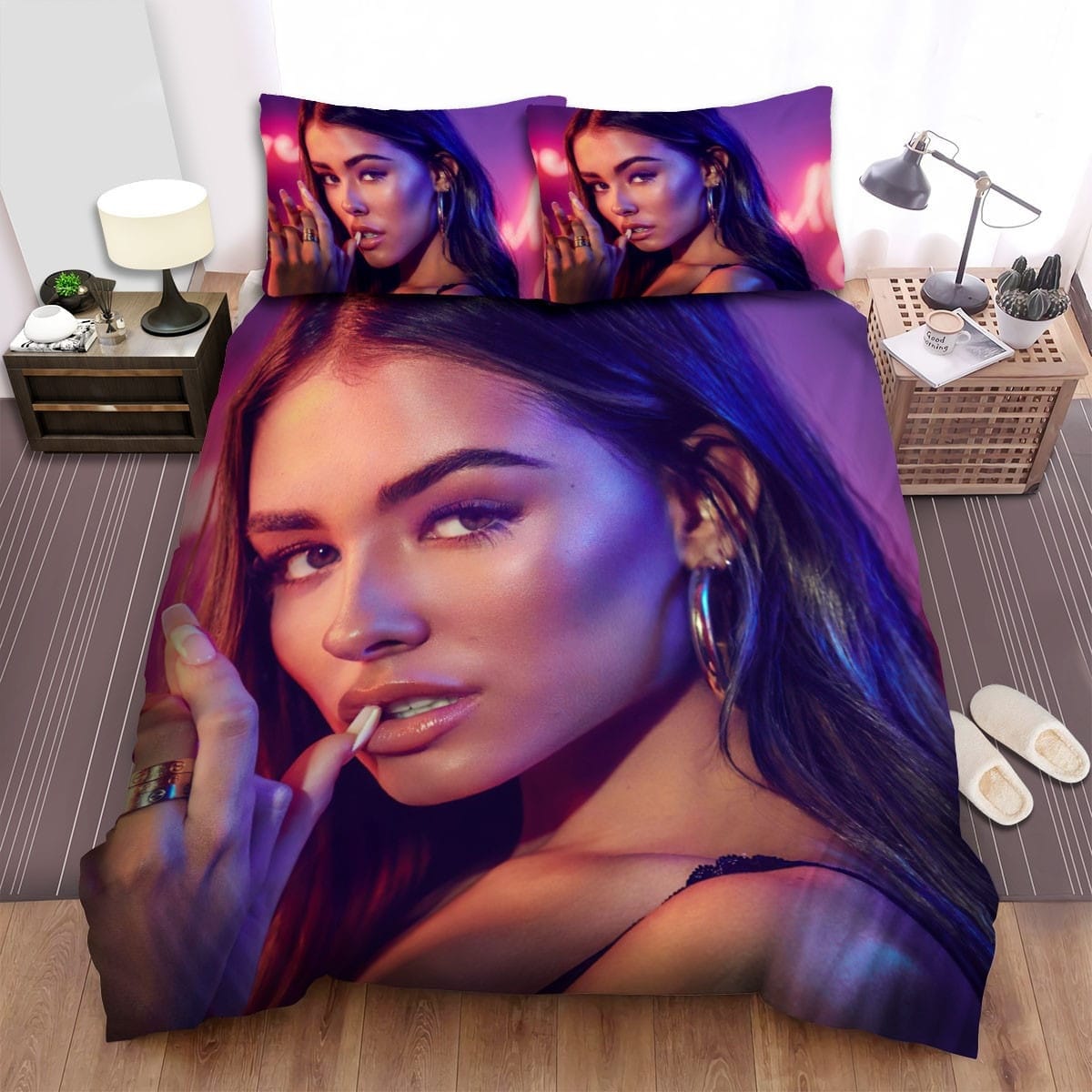 Madison Beer Nail Bedding Sets Duvet Cover, Flatsheet, Pillowcase For Your Lover